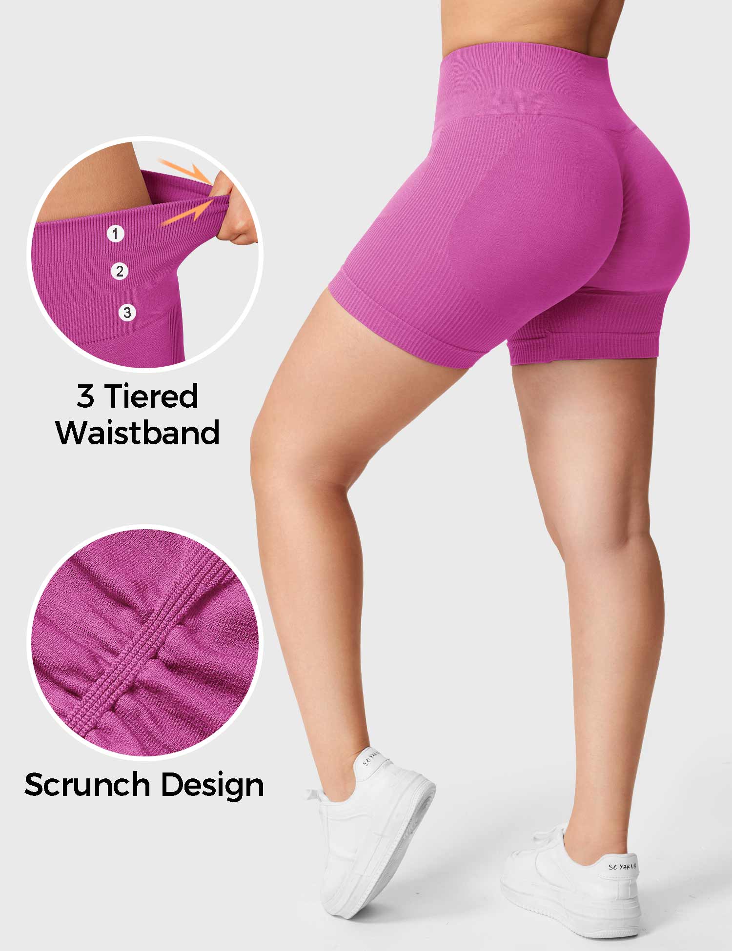 YGLEO Stella Seamless Shorts