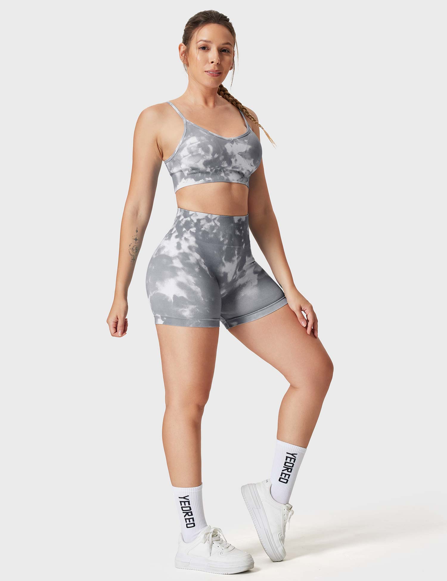 YGLEO Seamless Print Jada Leggings/ Shorts