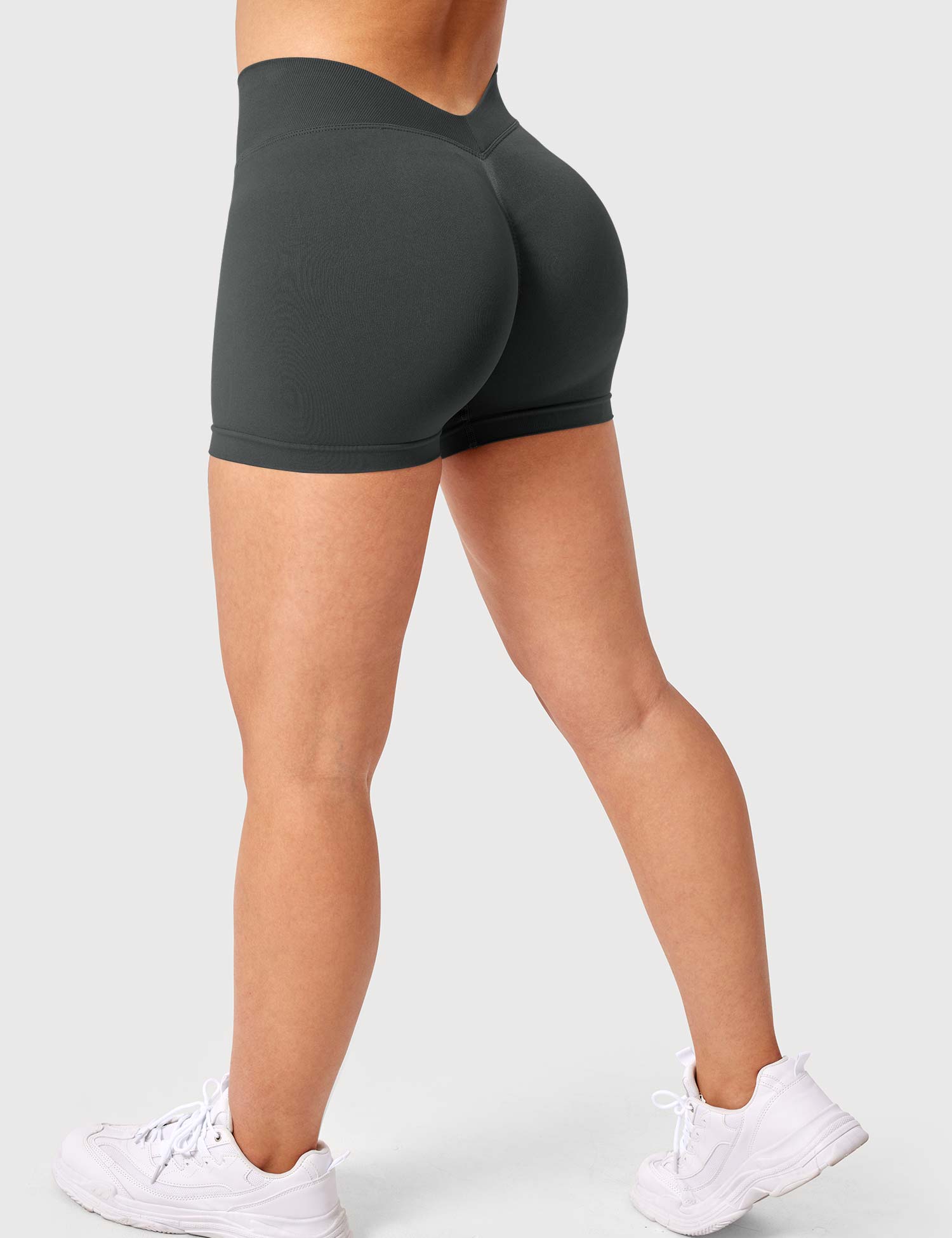 YGLEO V Cross Liz Seamless Shorts 3.6"