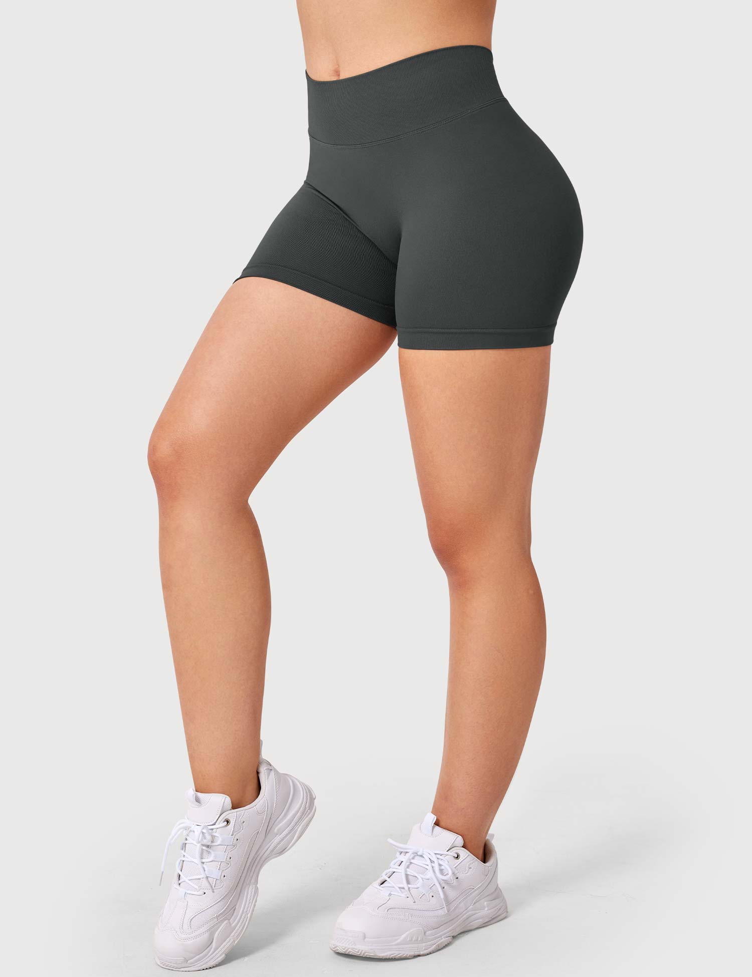 YGLEO V Cross Liz Seamless Shorts 3.6"