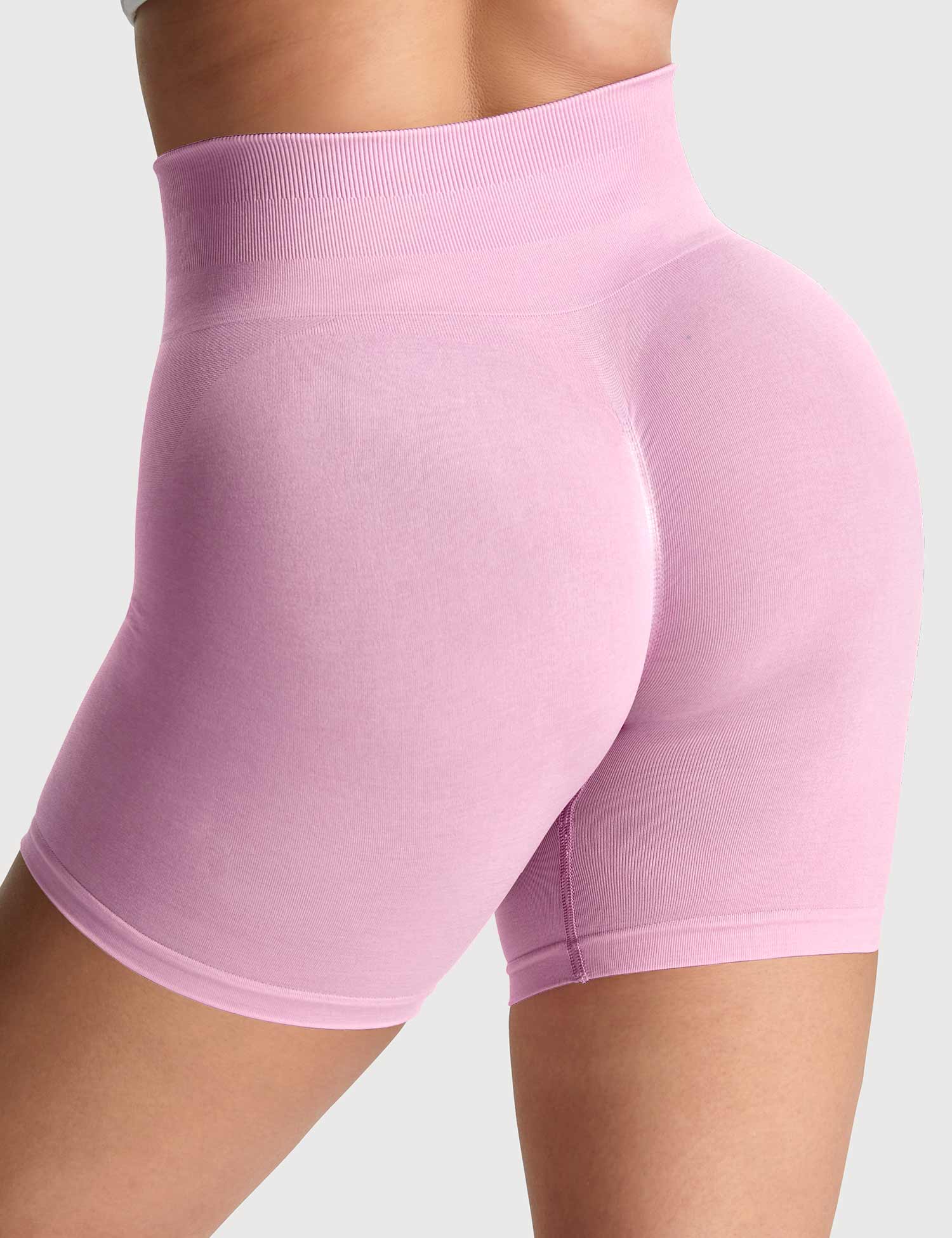 YGLEO Light Color Amplify Seamless Shorts