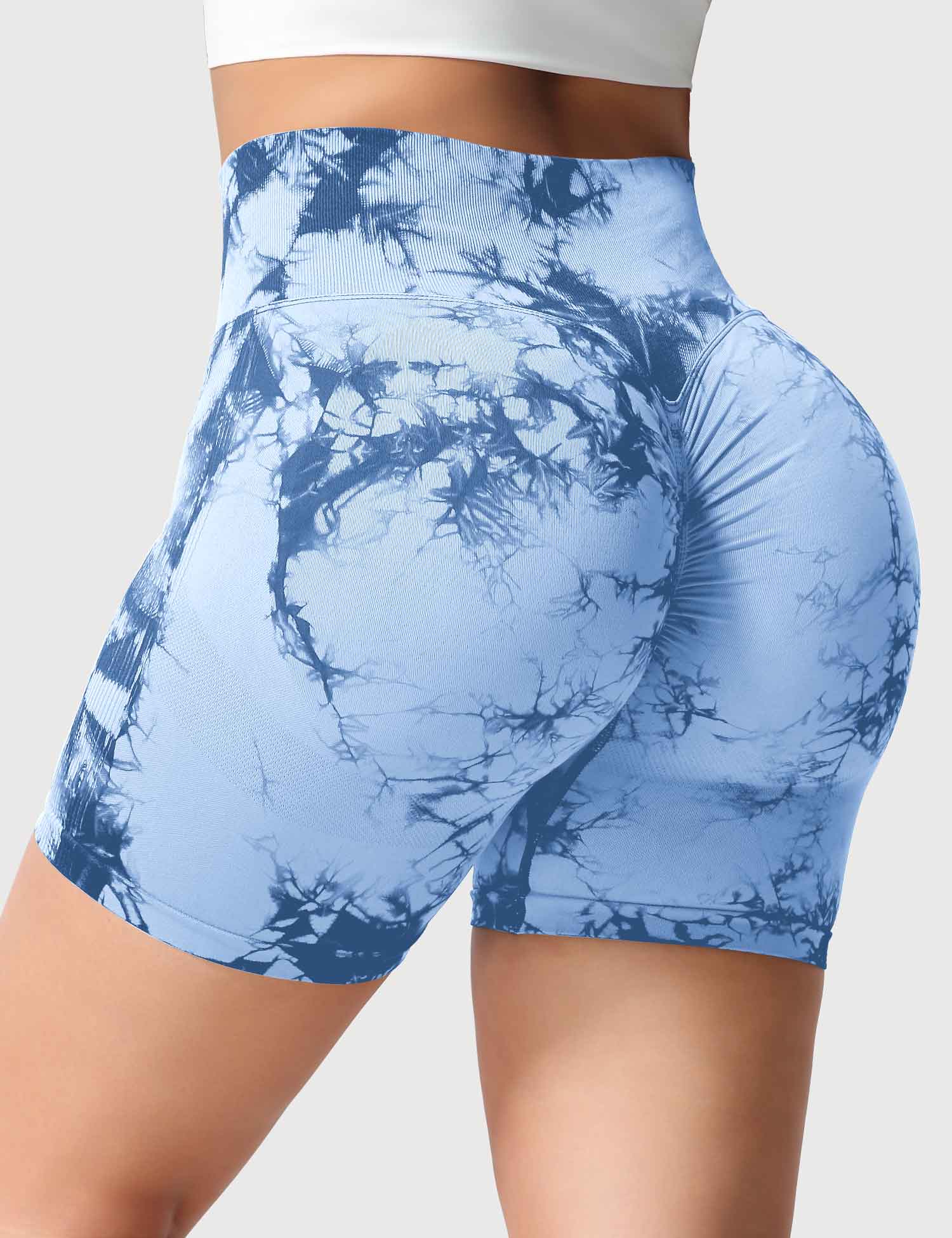 YGLEO Professional Tie Dye Shorts