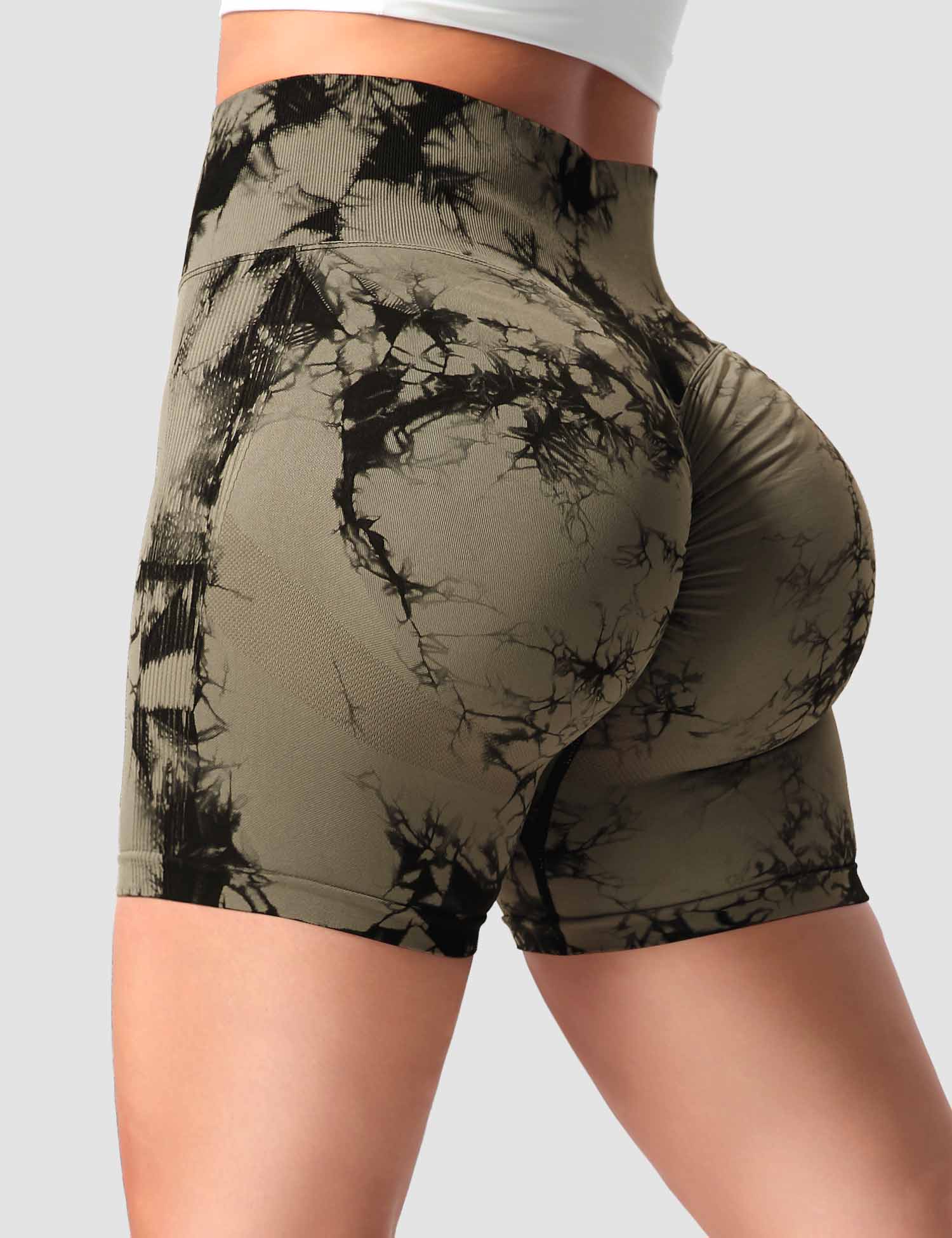 YGLEO Professional Tie Dye Shorts