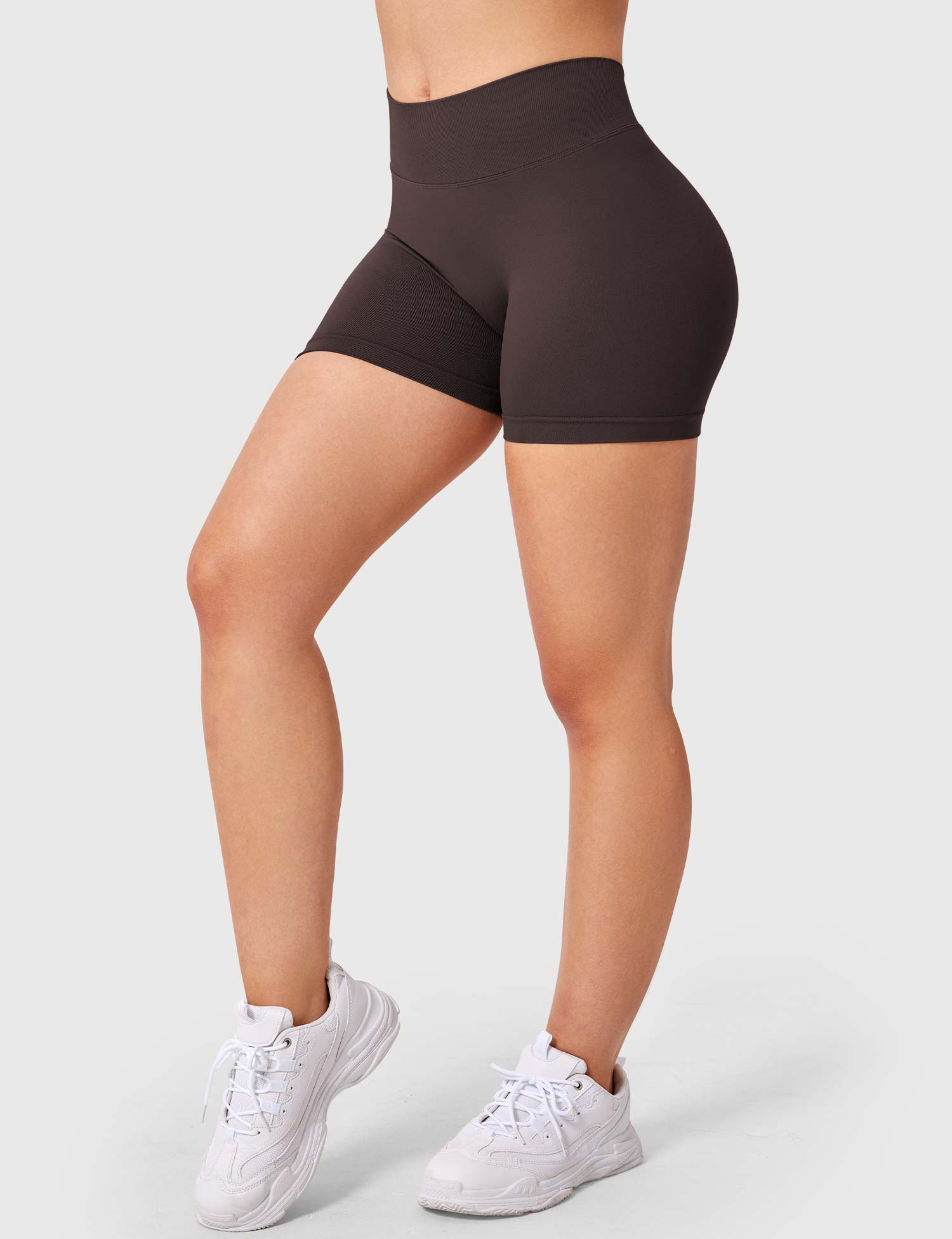 YGLEO V Cross Liz Seamless Shorts 3.6"