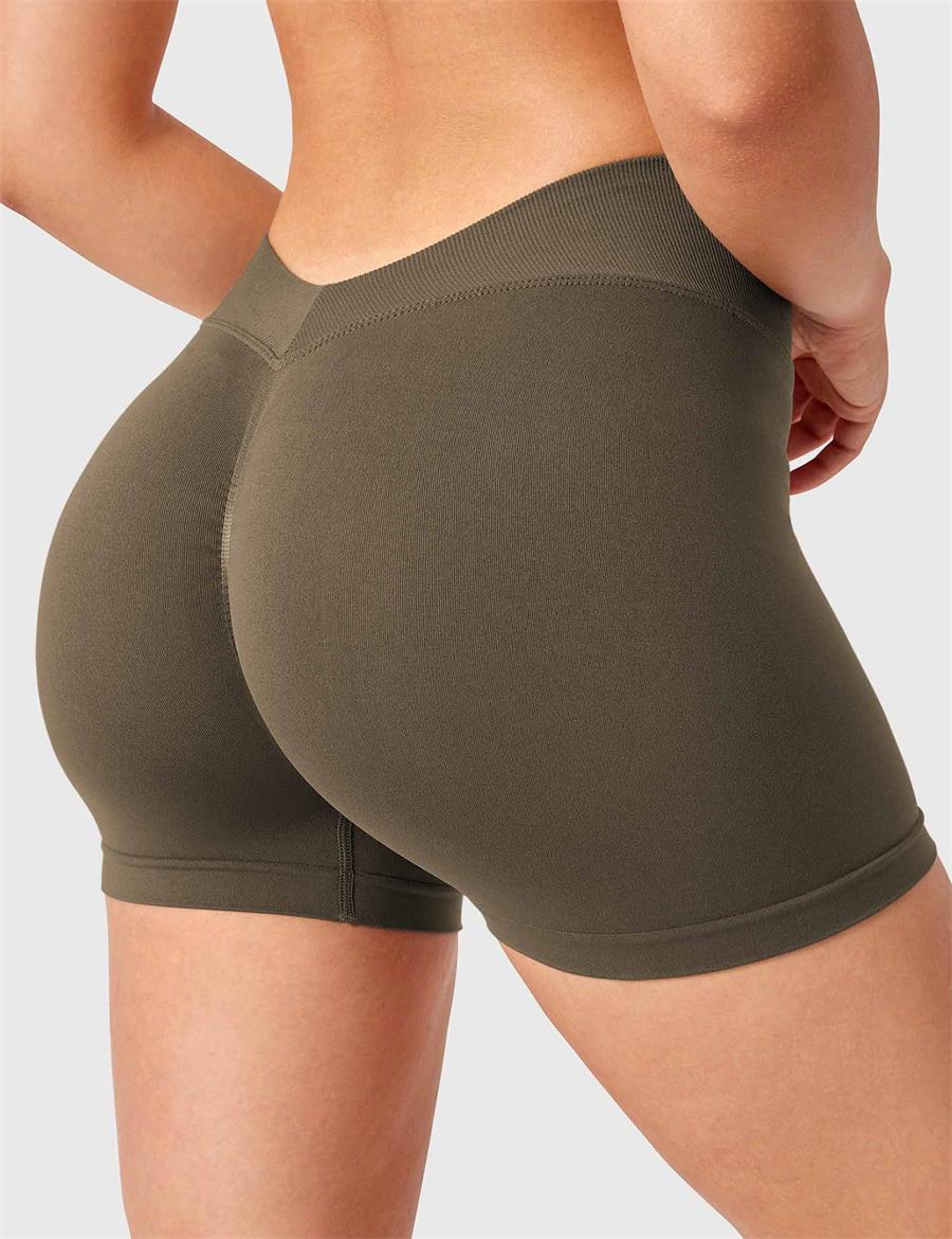 YGLEO V Cross Liz Seamless Shorts 3.6"