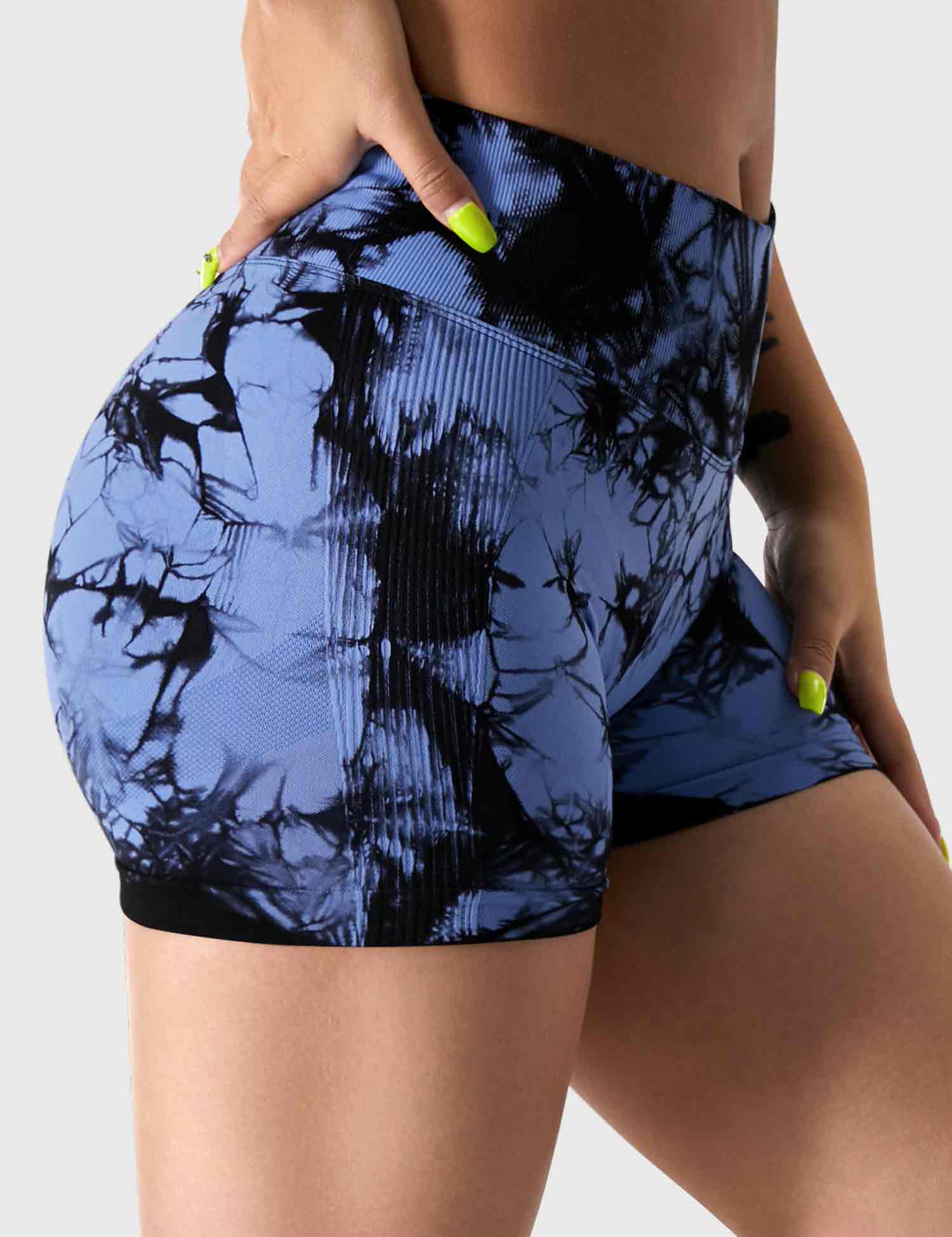 YGLEO 3.6"Professional Tie Dye Shorts