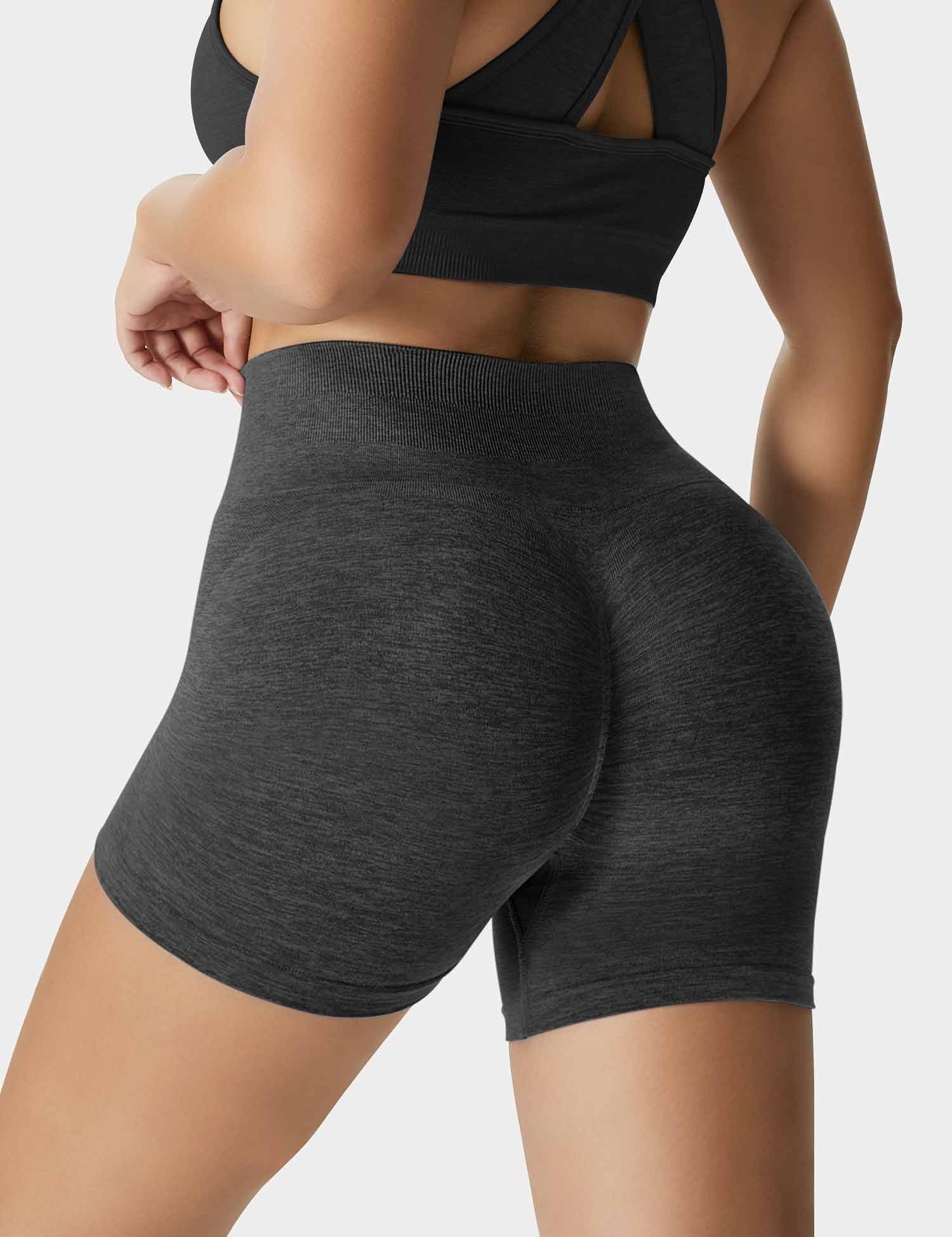 YGLEO Light Color Amplify Seamless Shorts