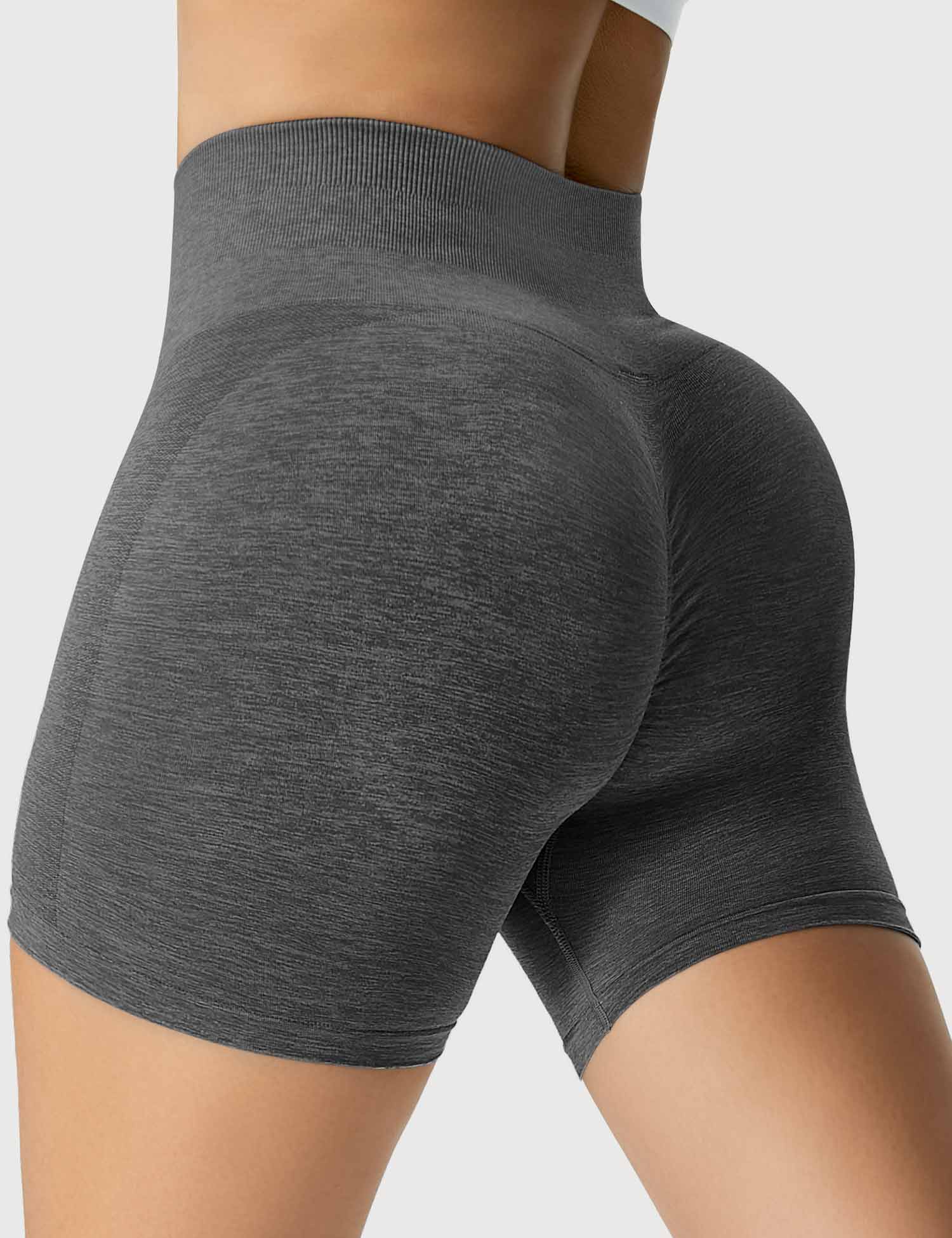 YGLEO Light Color Amplify Seamless Shorts