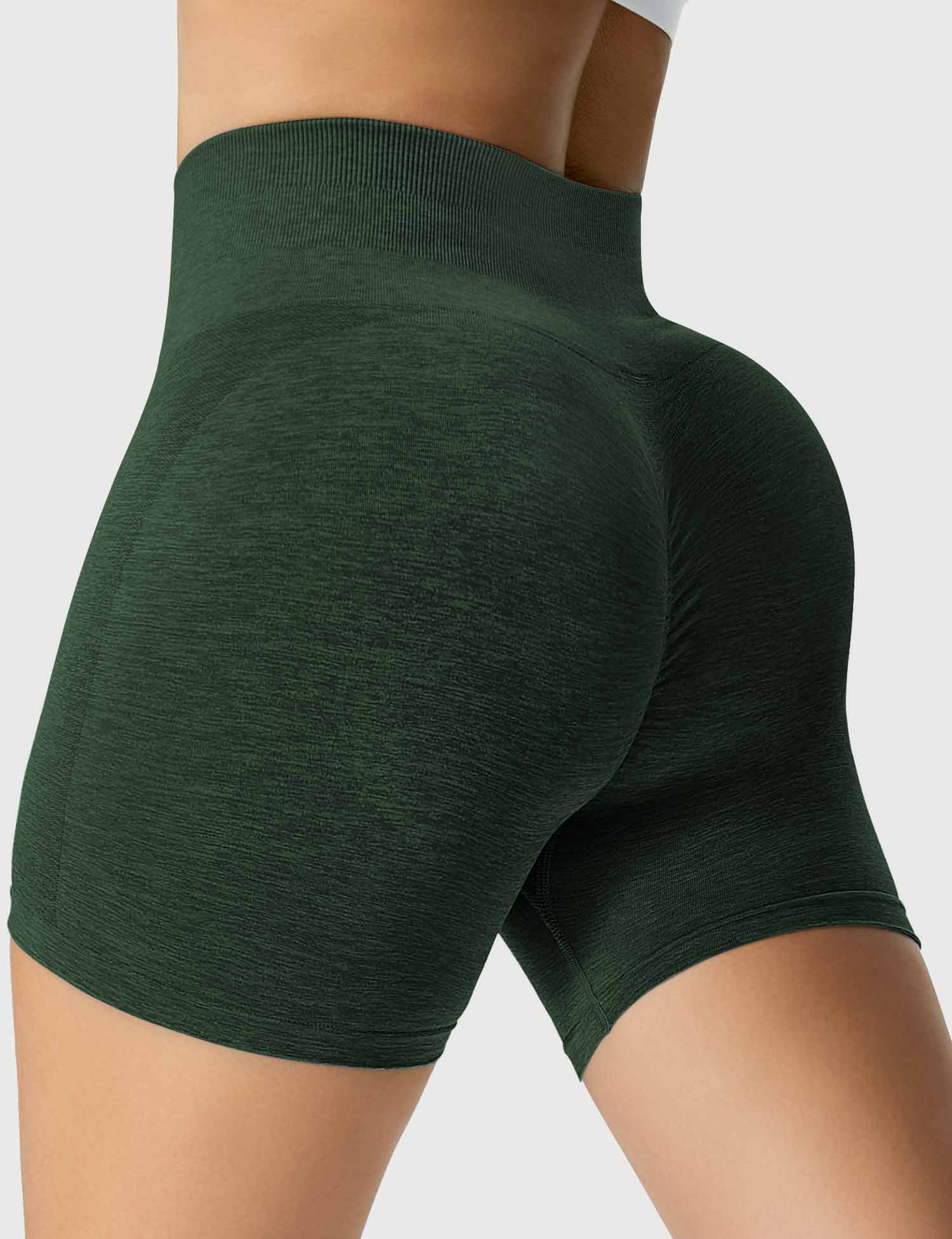 YGLEO Light Color Amplify Seamless Shorts