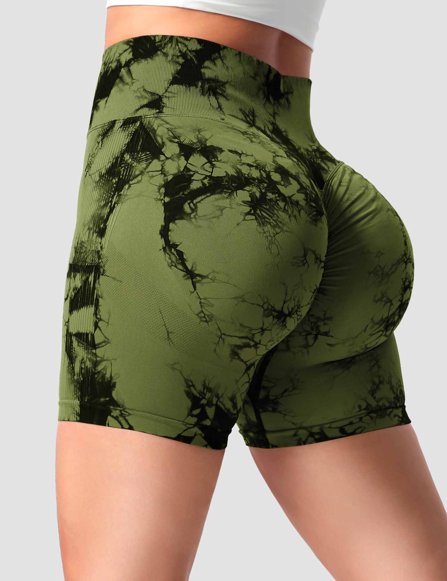 YGLEO Professional Tie Dye Shorts