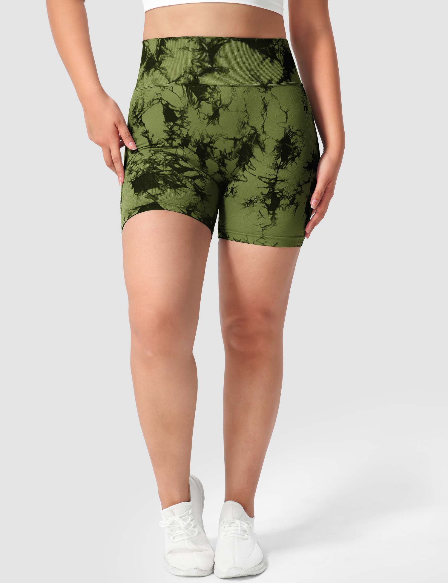 YGLEO Professional Tie Dye Shorts