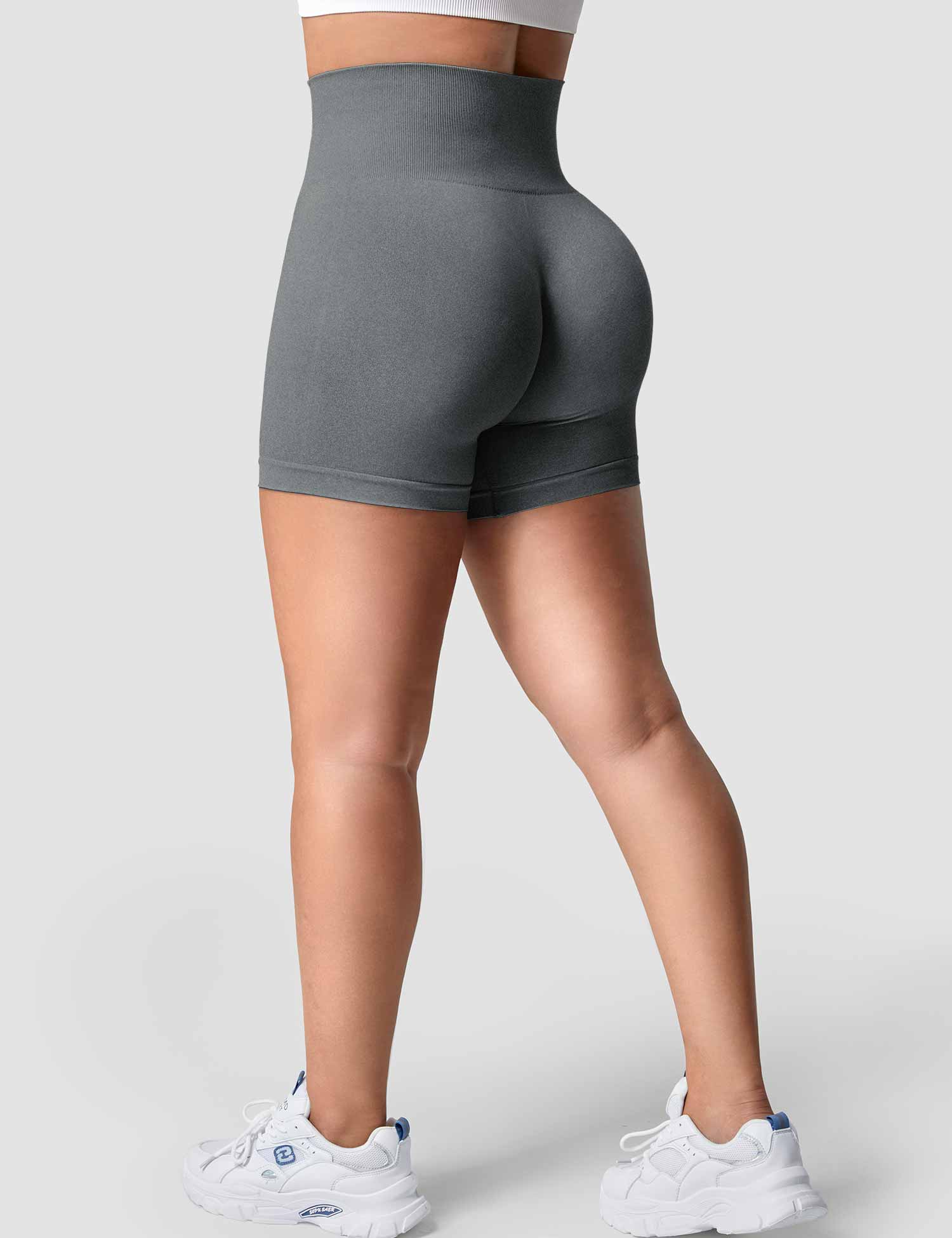 YGLEO Smile Contour Seamless Shorts