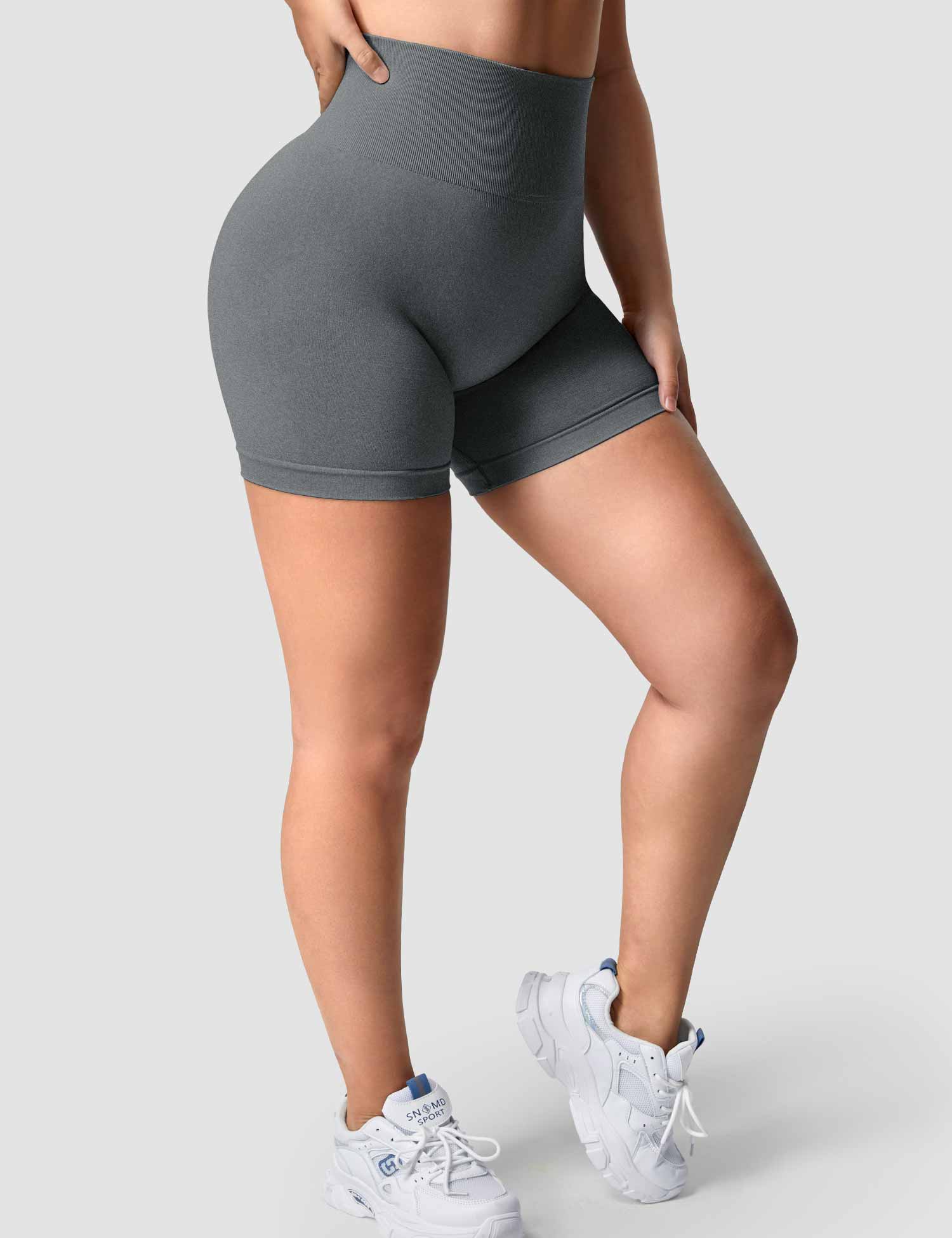 YGLEO Smile Contour Seamless Shorts