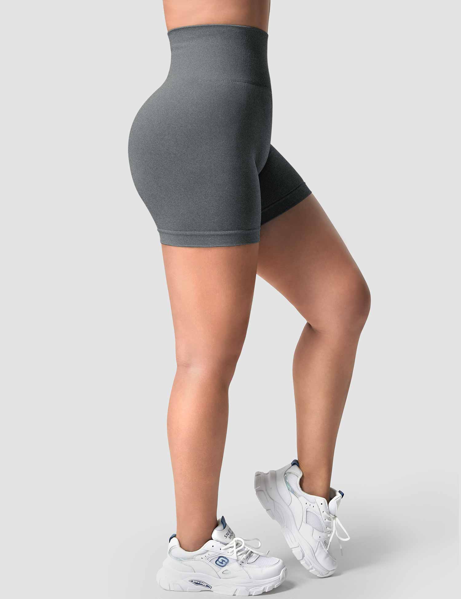 YGLEO Smile Contour Seamless Shorts