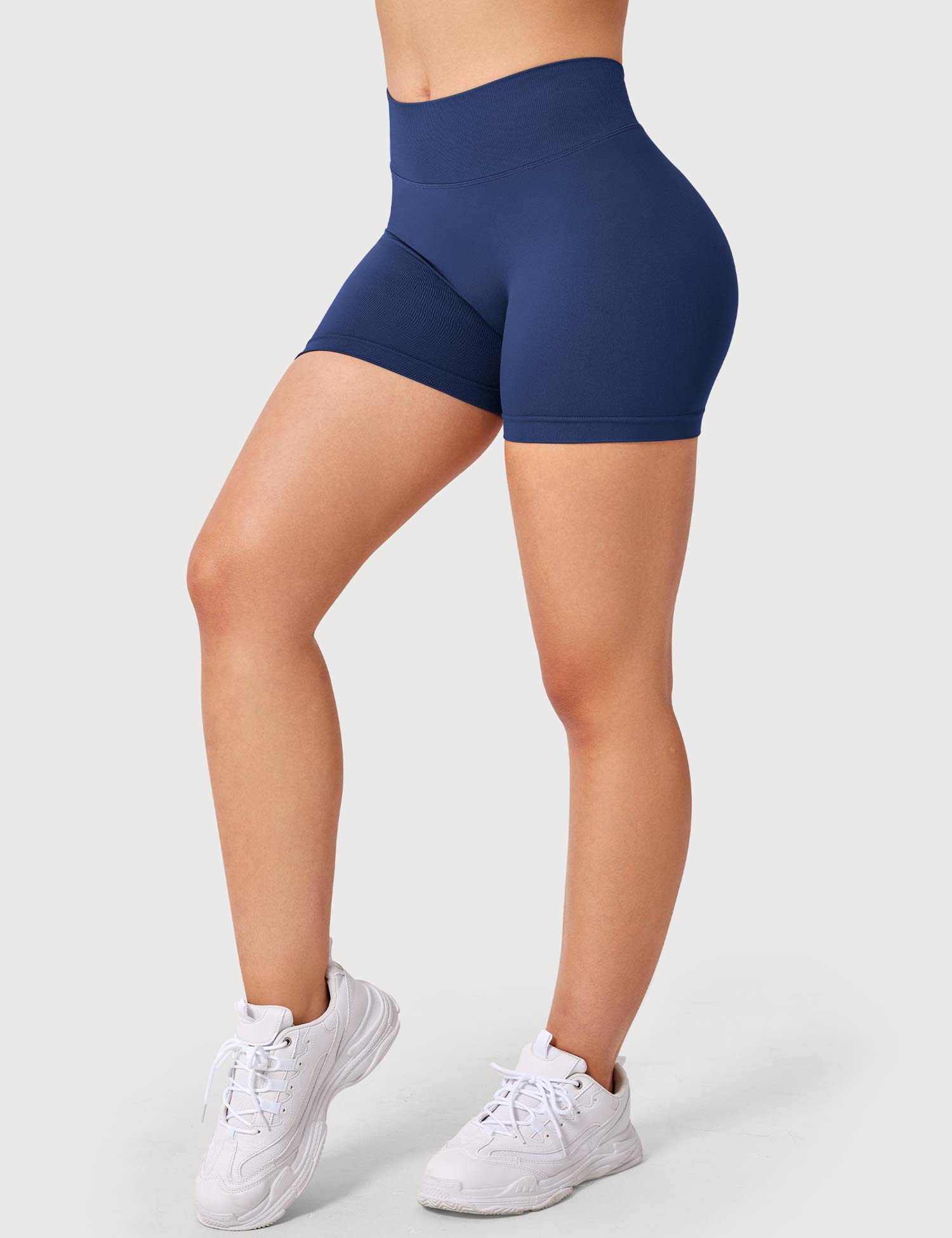 YGLEO V Cross Liz Seamless Shorts 3.6"