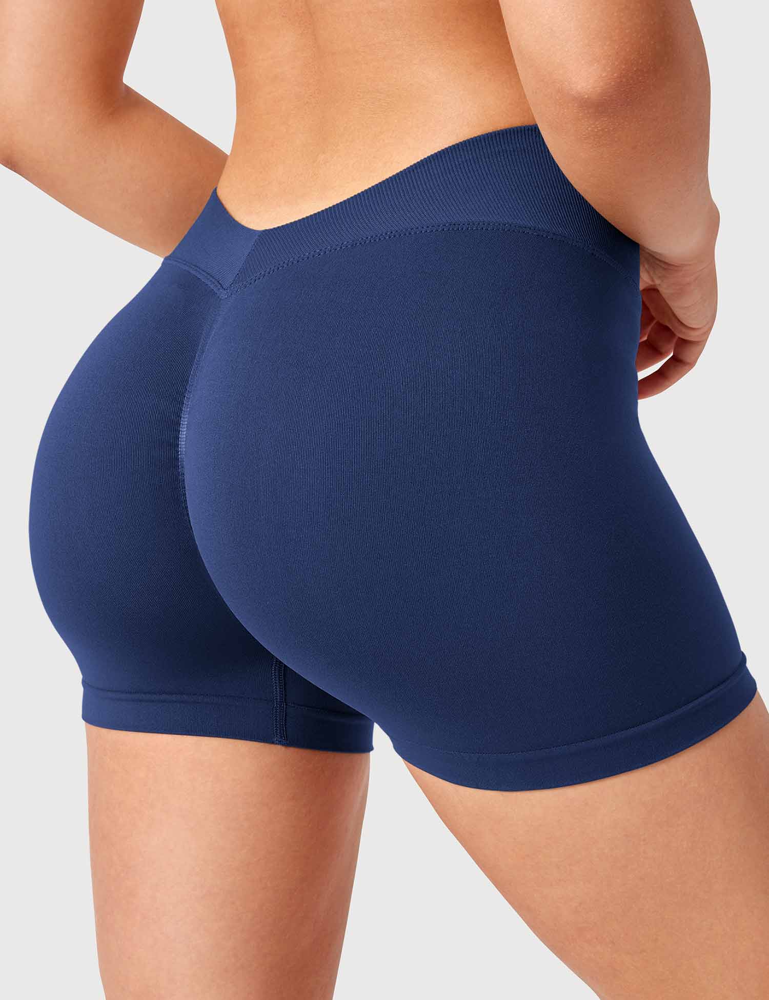 YGLEO V Cross Liz Seamless Shorts 3.6"