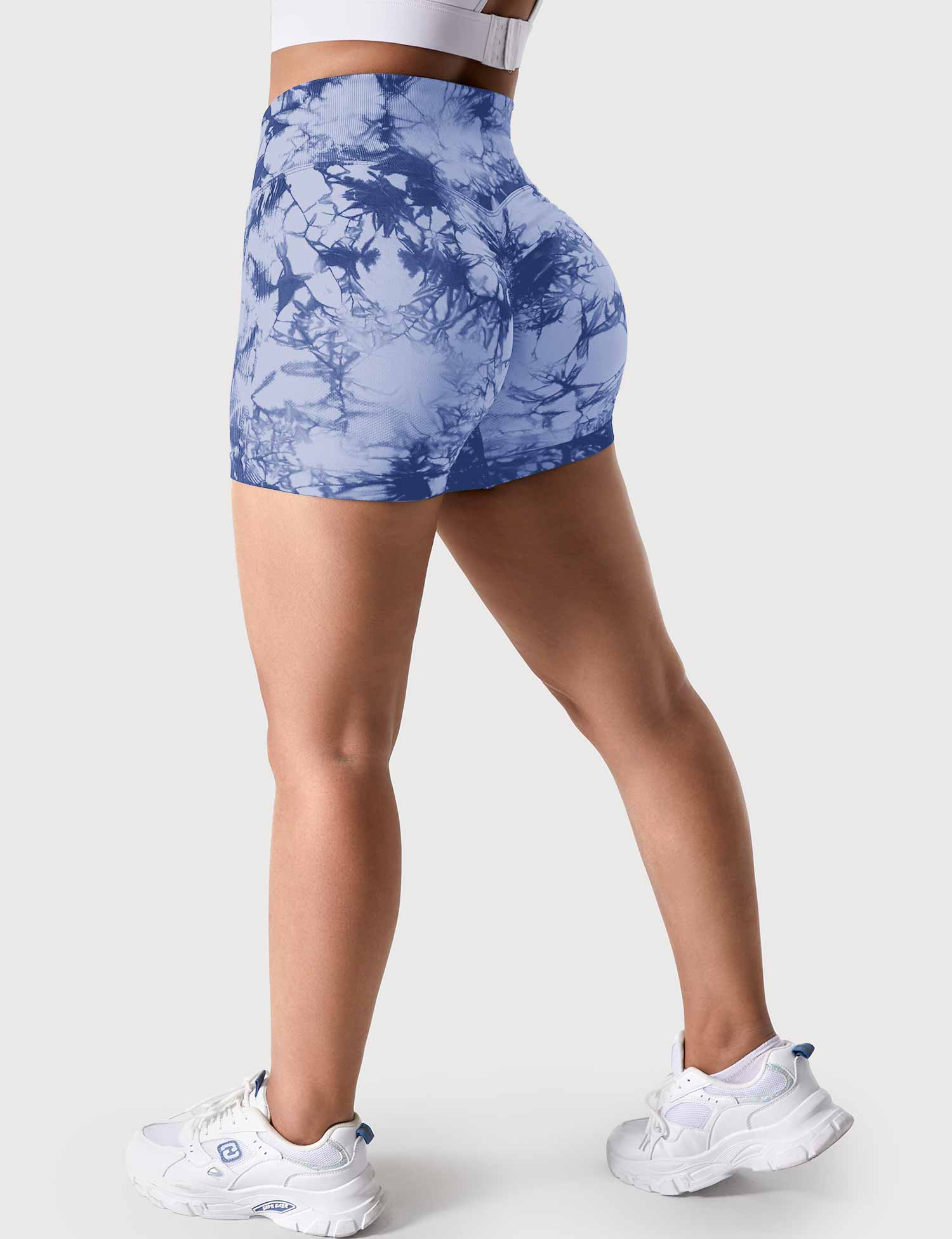YGLEO 3.6"Professional Tie Dye Shorts