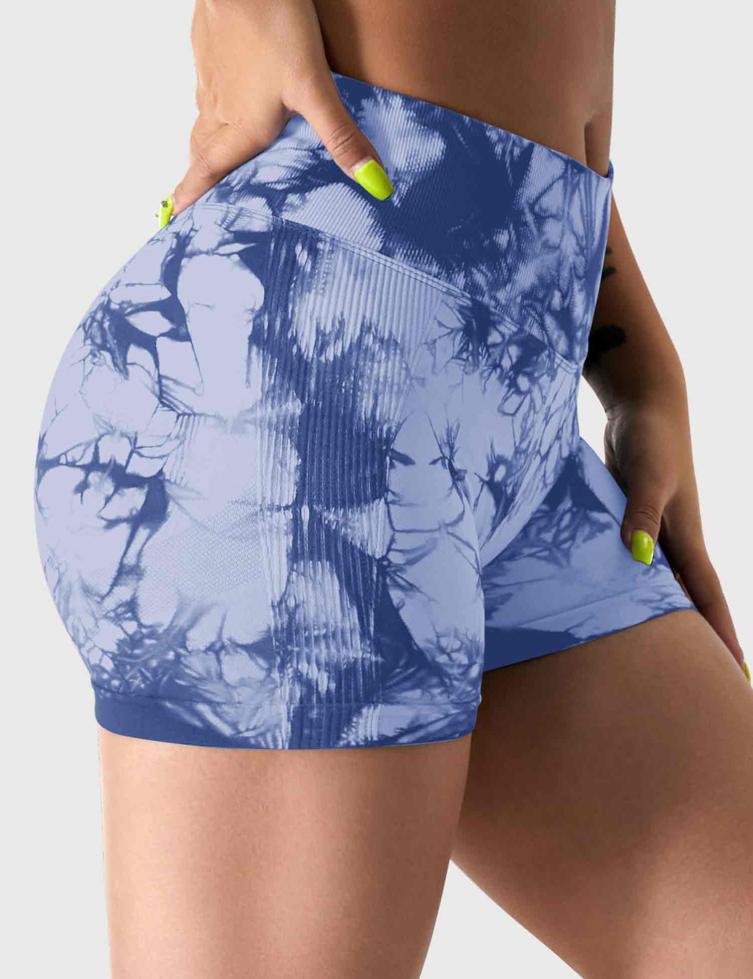 YGLEO 3.6"Professional Tie Dye Shorts