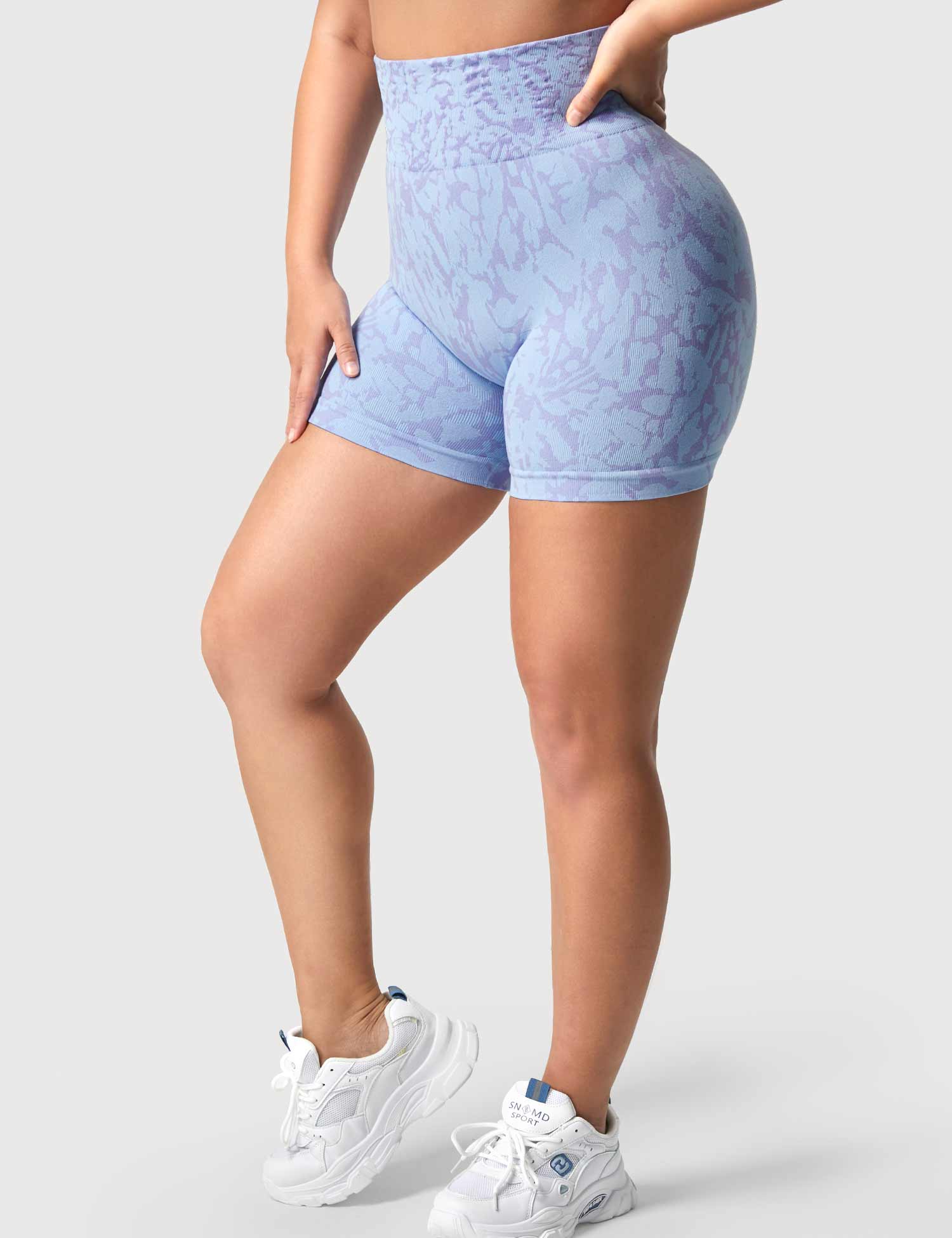 YGLEO Butterfly Seamless Shorts