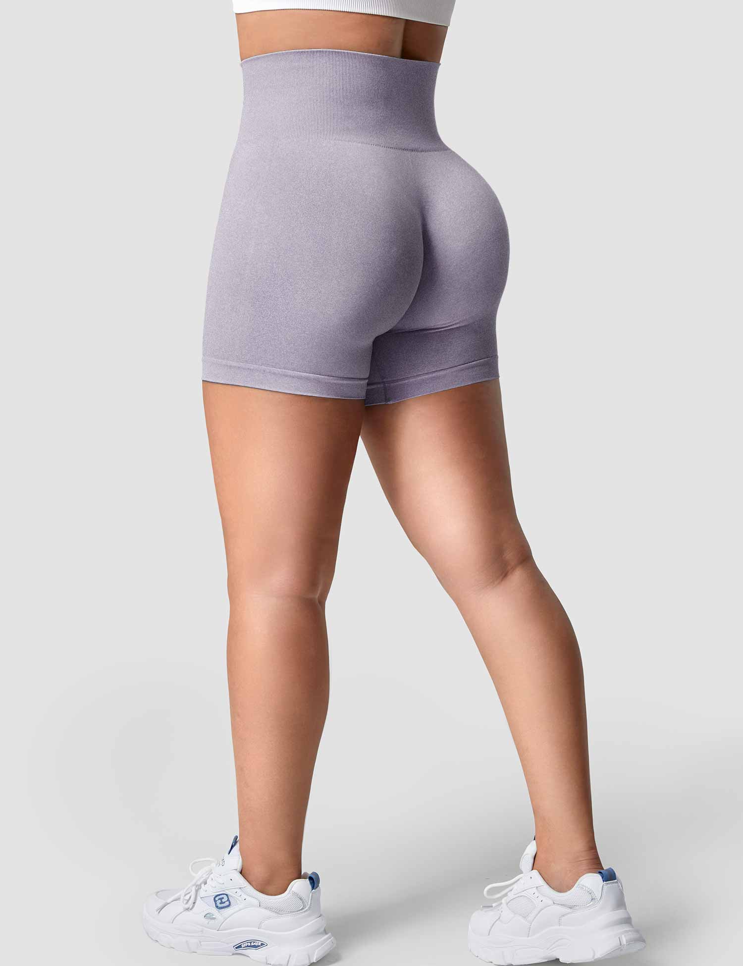 YGLEO Smile Contour Seamless Shorts