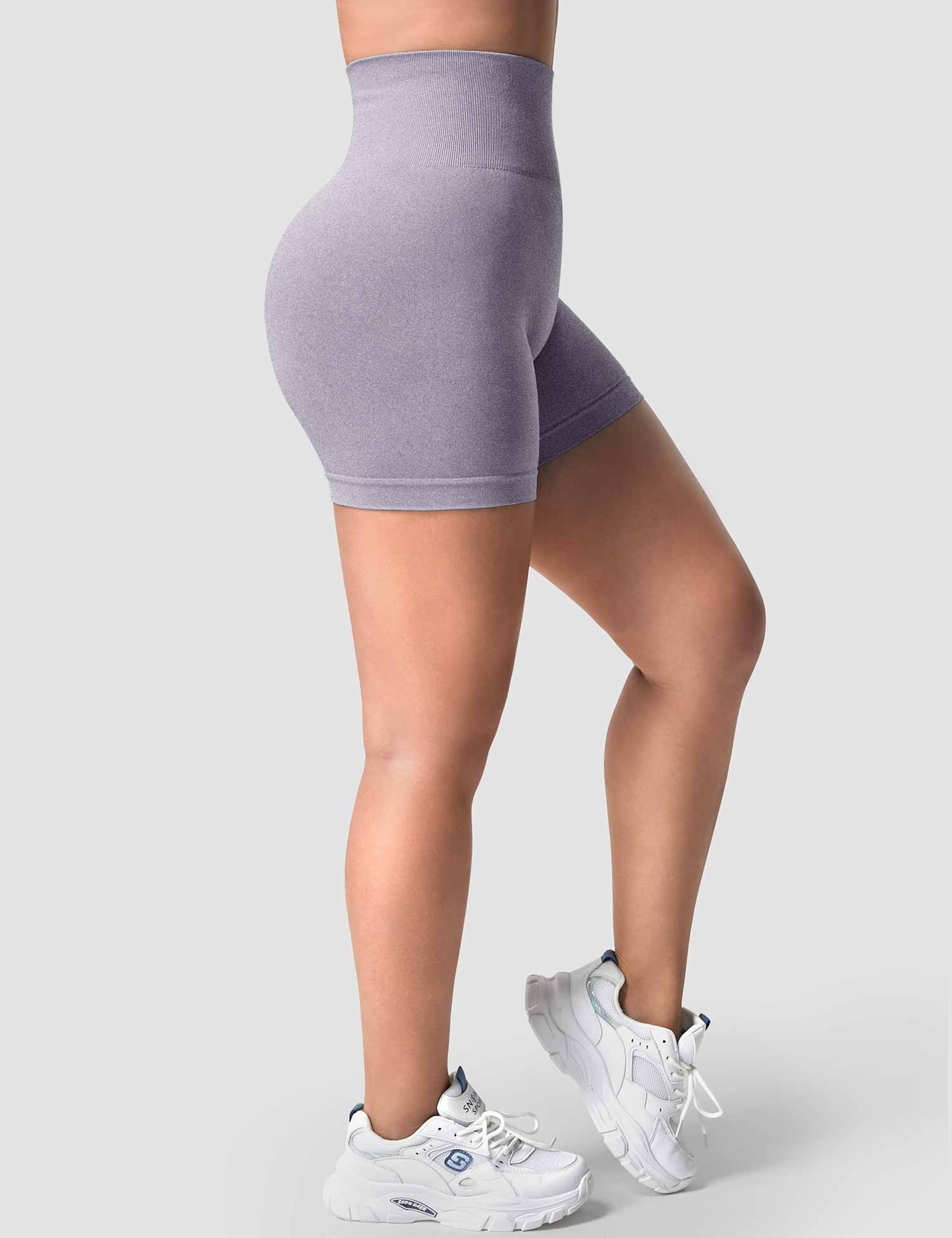 YGLEO Smile Contour Seamless Shorts