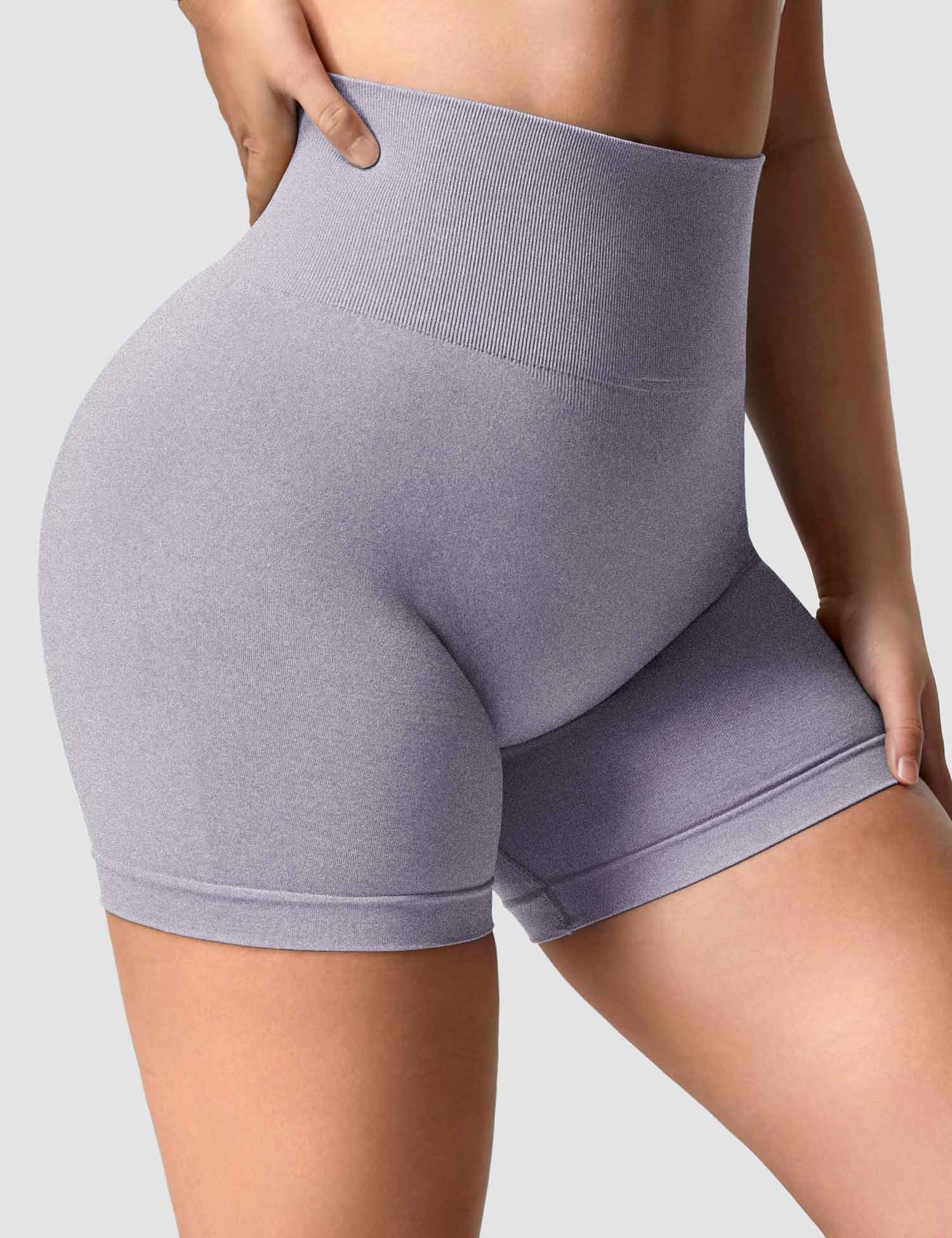 YGLEO Smile Contour Seamless Shorts