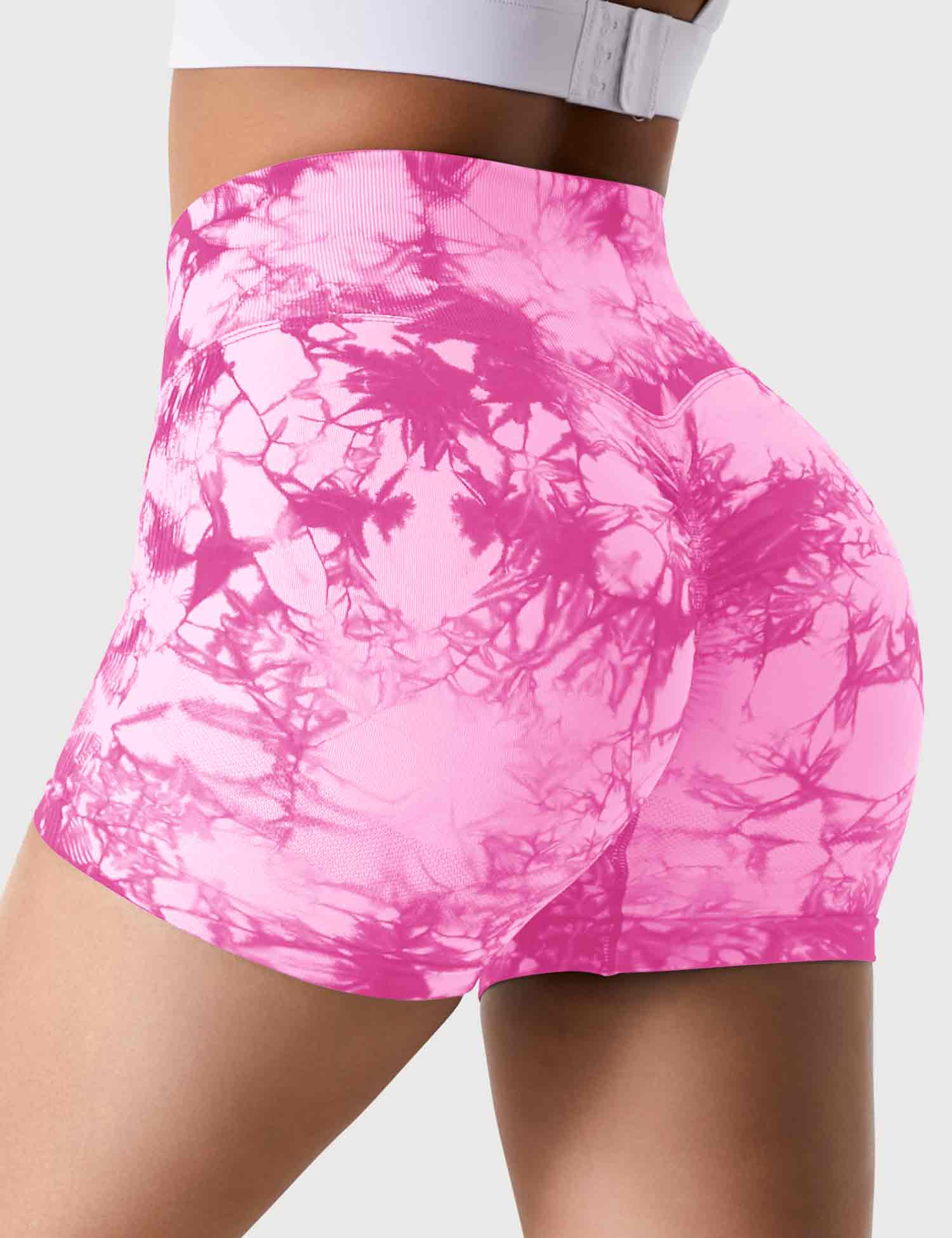 YGLEO 3.6"Professional Tie Dye Shorts