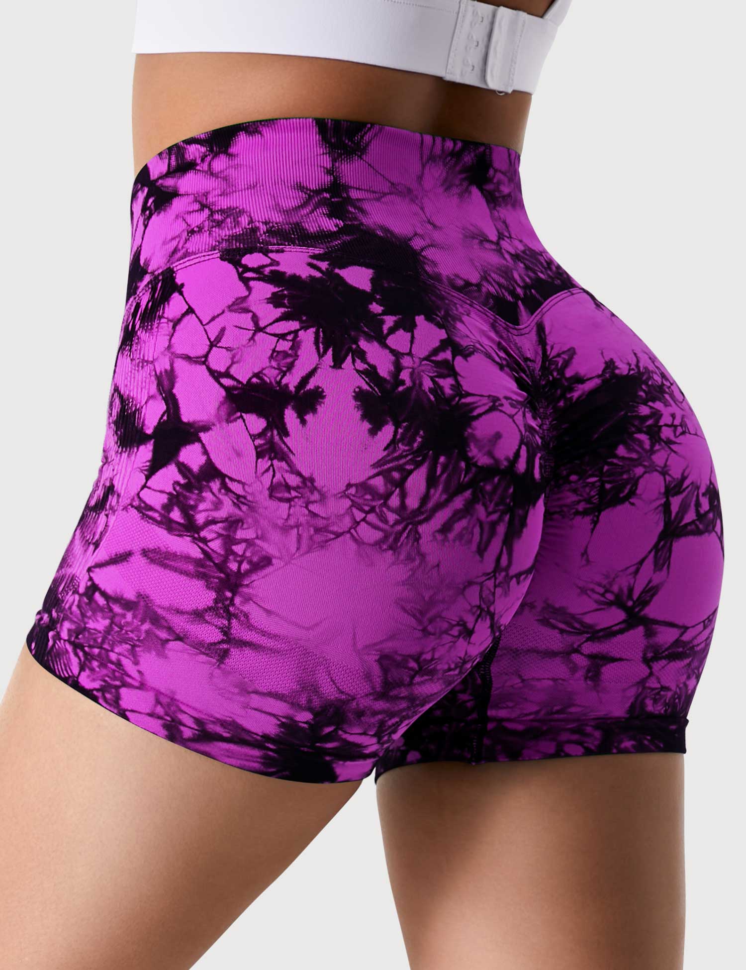 YGLEO 3.6"Professional Tie Dye Shorts