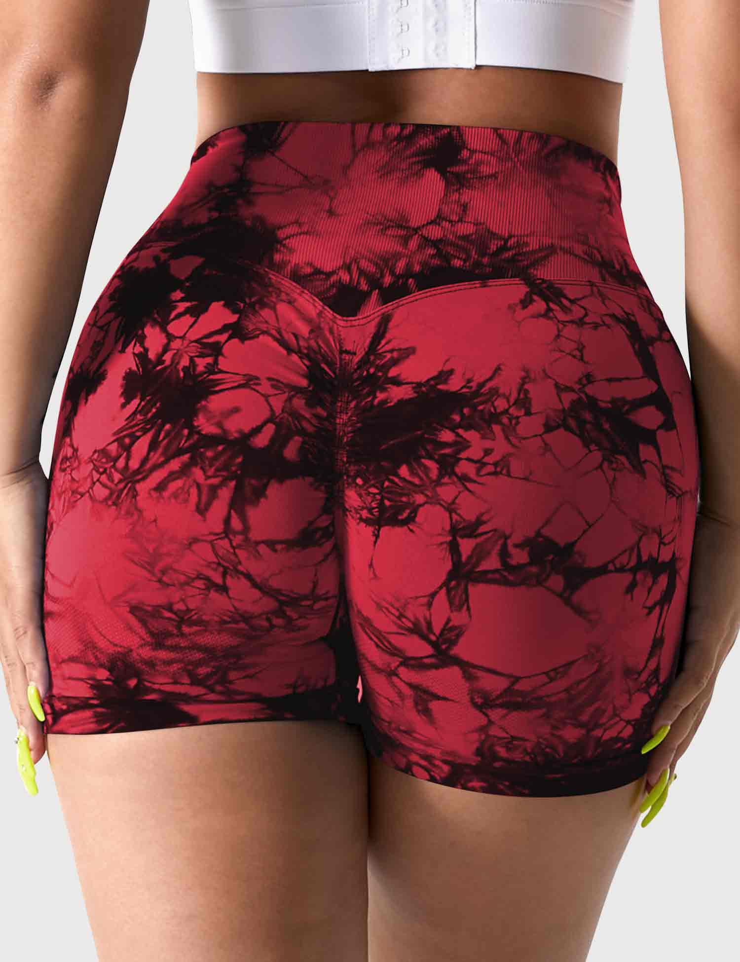 YGLEO 3.6"Professional Tie Dye Shorts