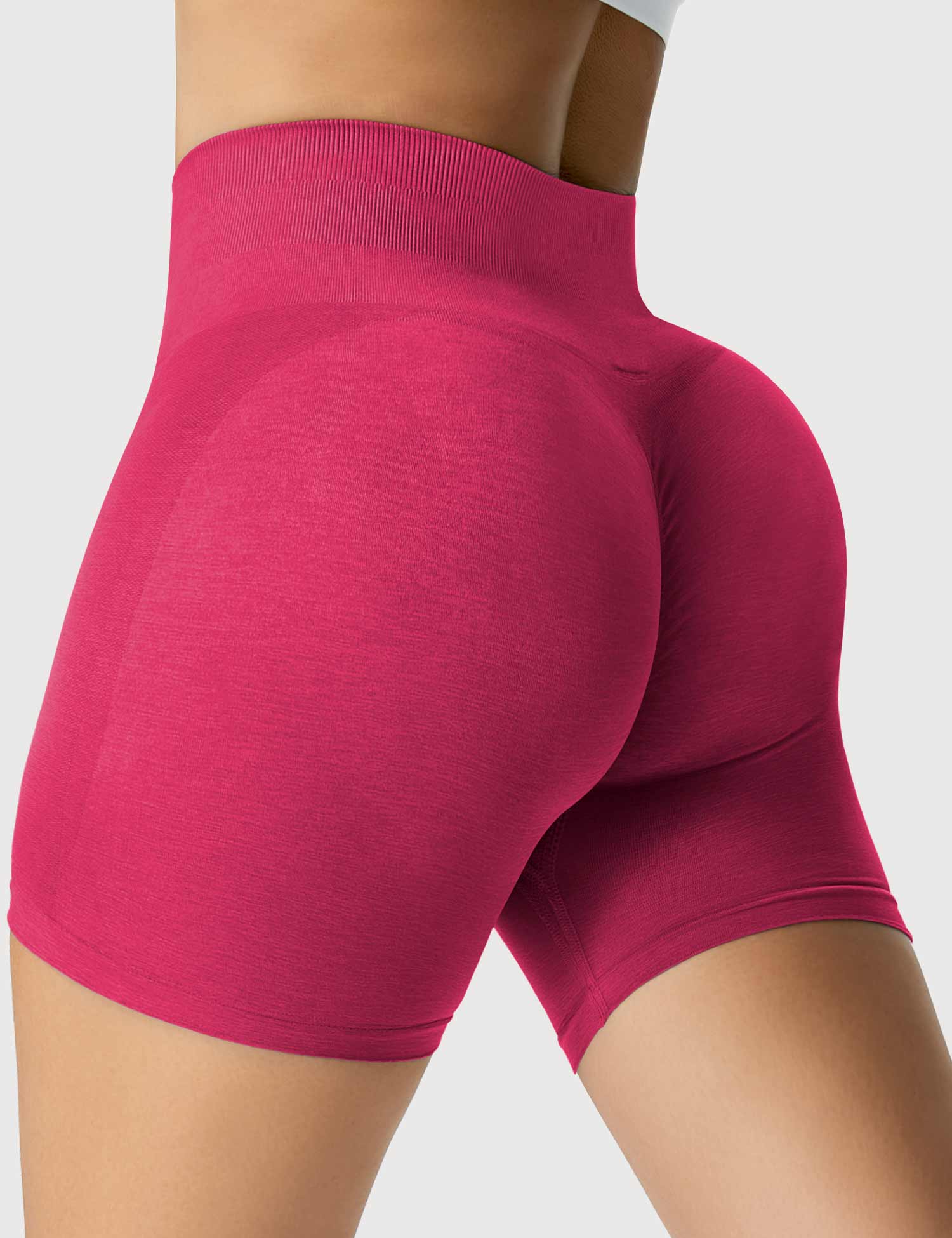 YGLEO Light Color Amplify Seamless Shorts