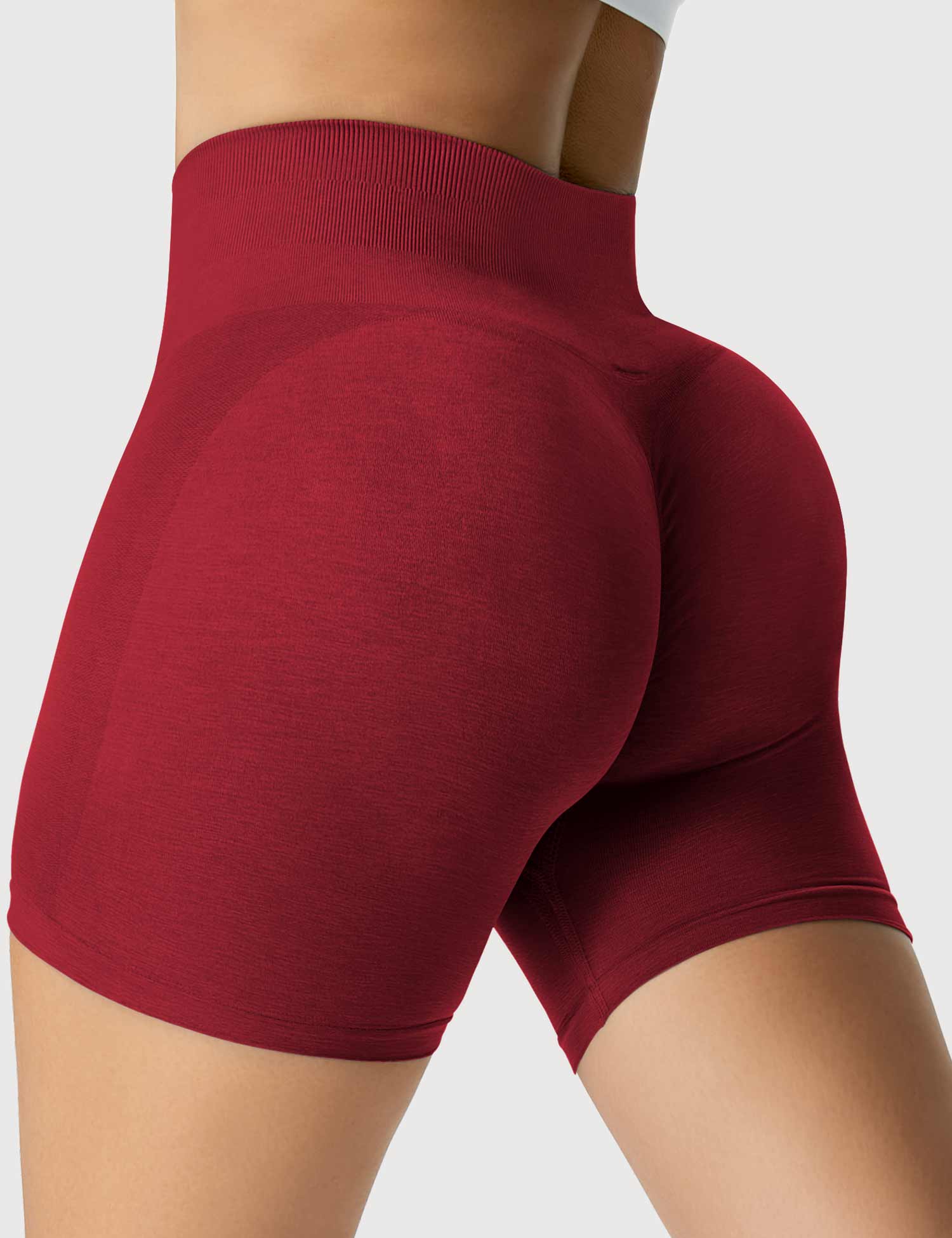YGLEO Light Color Amplify Seamless Shorts