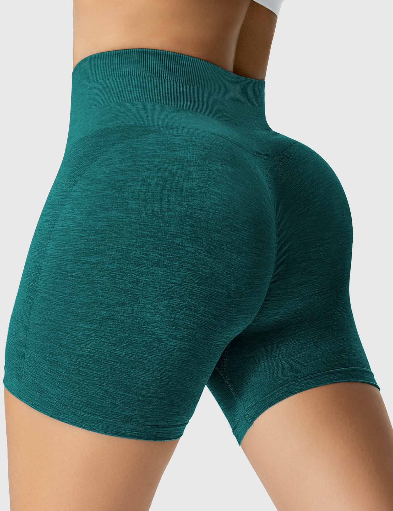 YGLEO Light Color Amplify Seamless Shorts