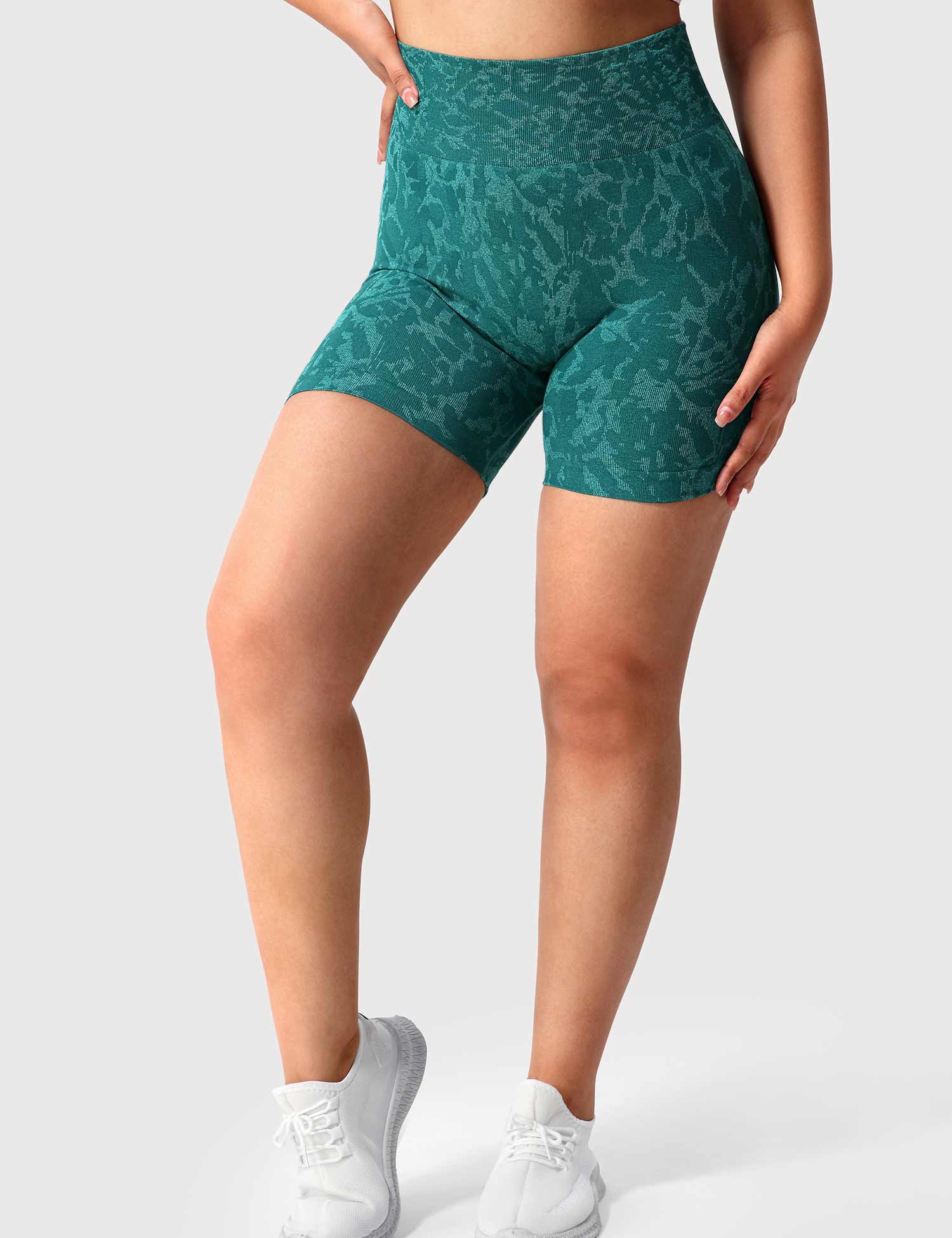 YGLEO Butterfly Seamless Shorts