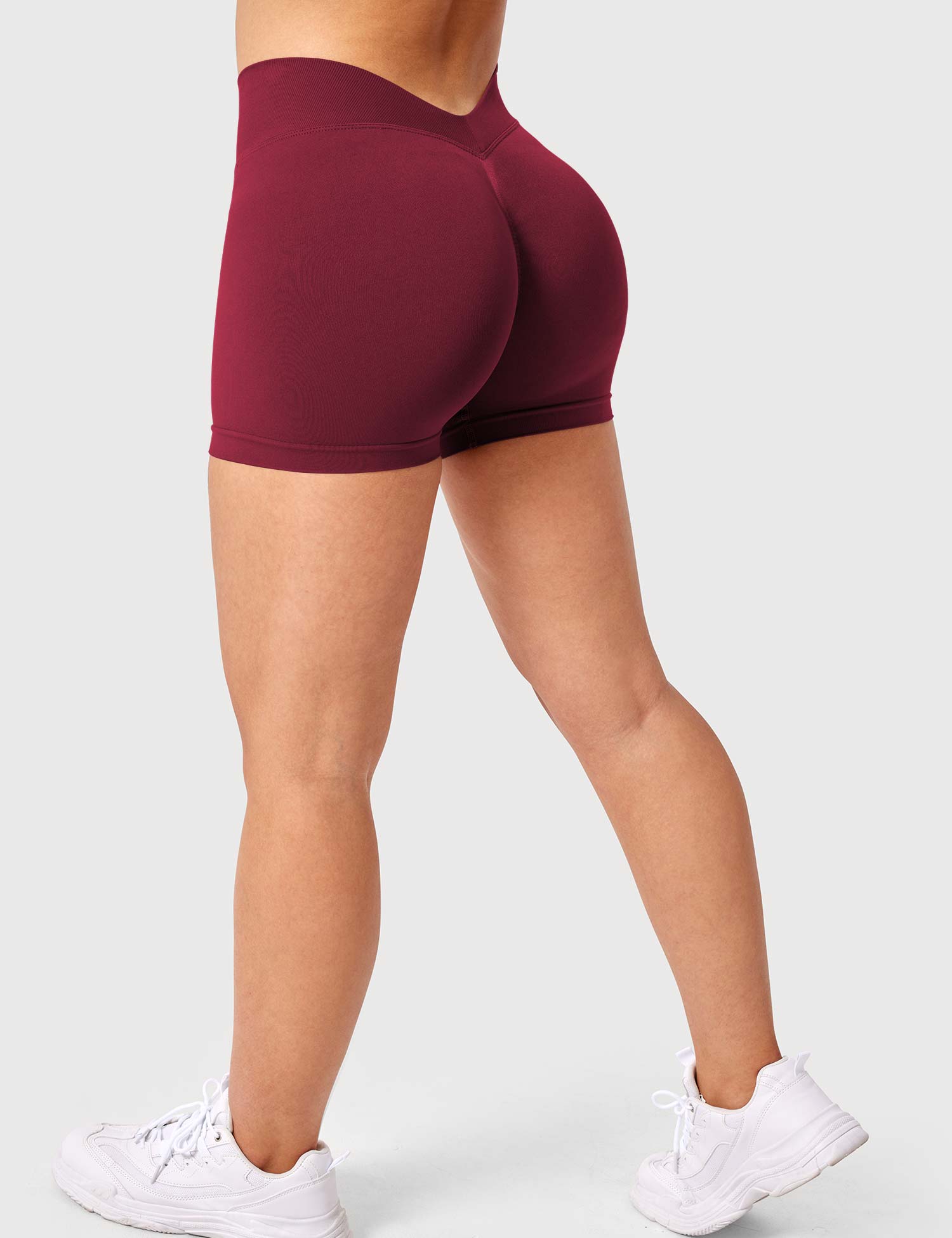 YGLEO V Cross Liz Seamless Shorts 3.6"