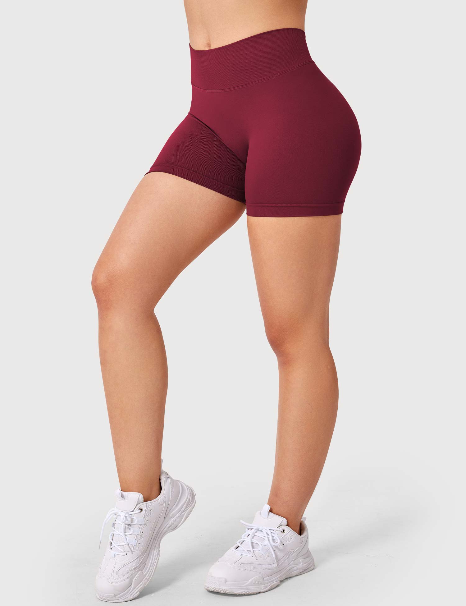 YGLEO V Cross Liz Seamless Shorts 3.6"
