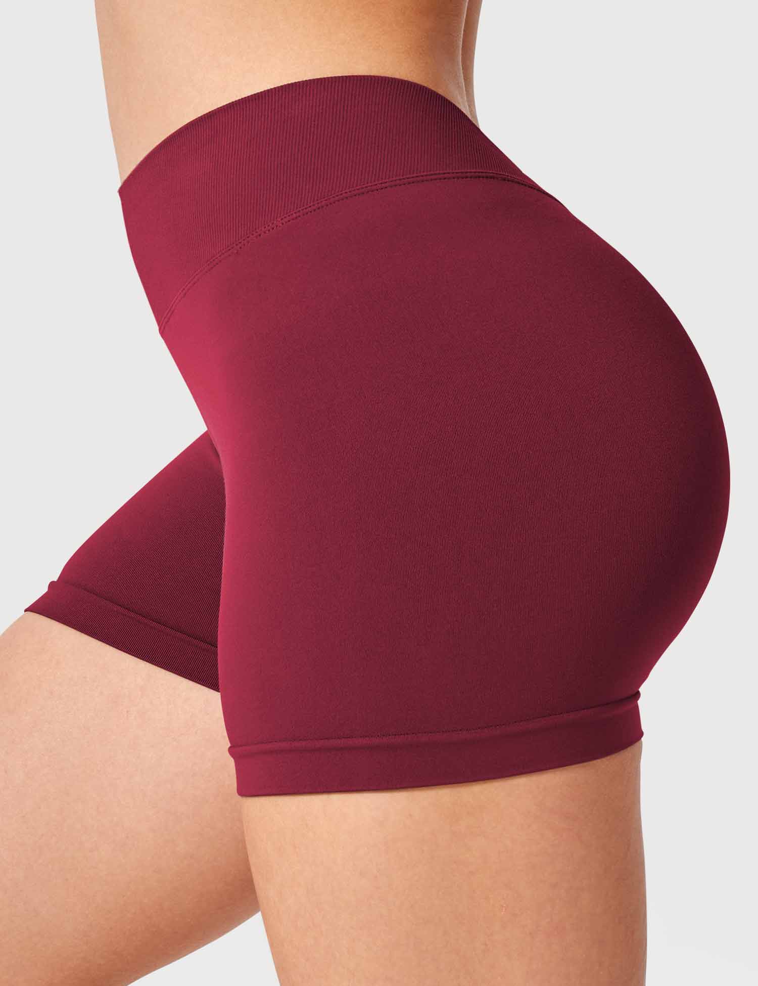 YGLEO V Cross Liz Seamless Shorts 3.6"