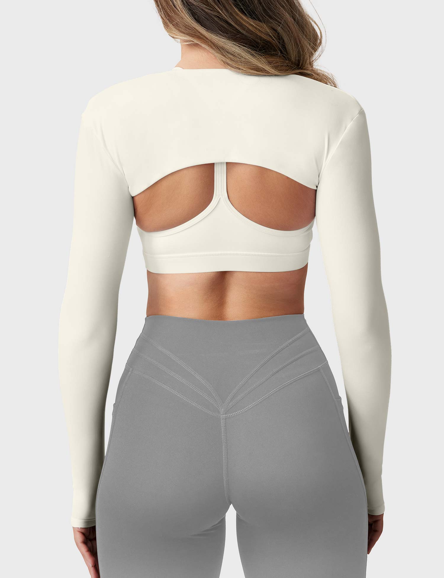 YGLEO Mini Long Sleeve Bolero Shrug