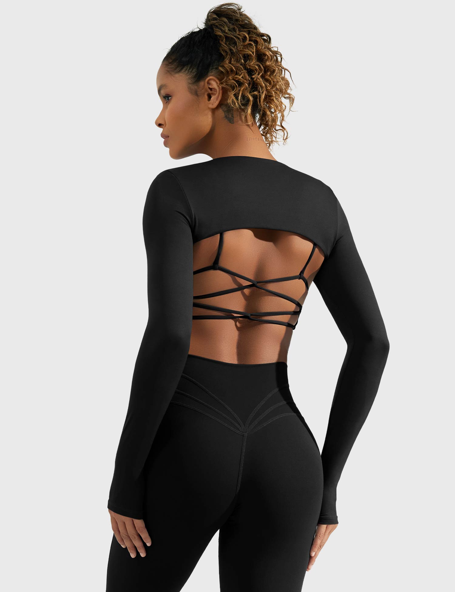 YGLEO Crissy Long Sleeve Bolero Shrug