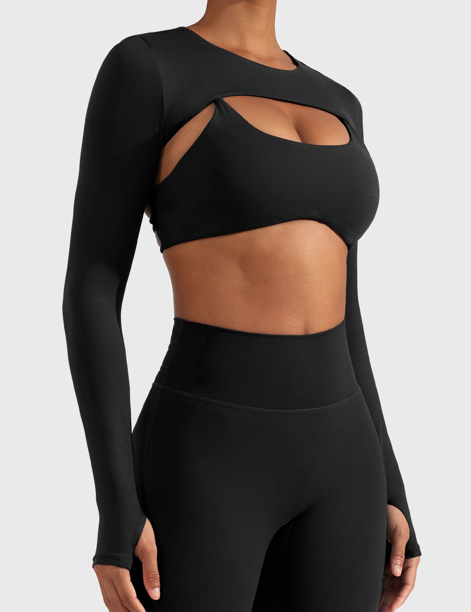 YGLEO Crissy Long Sleeve Bolero Shrug