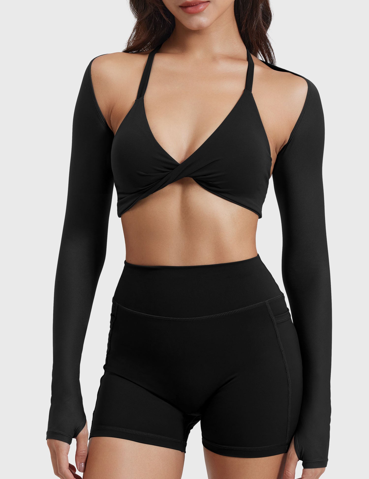 YGLEO Kozie Long Sleeve Bolero Shrug