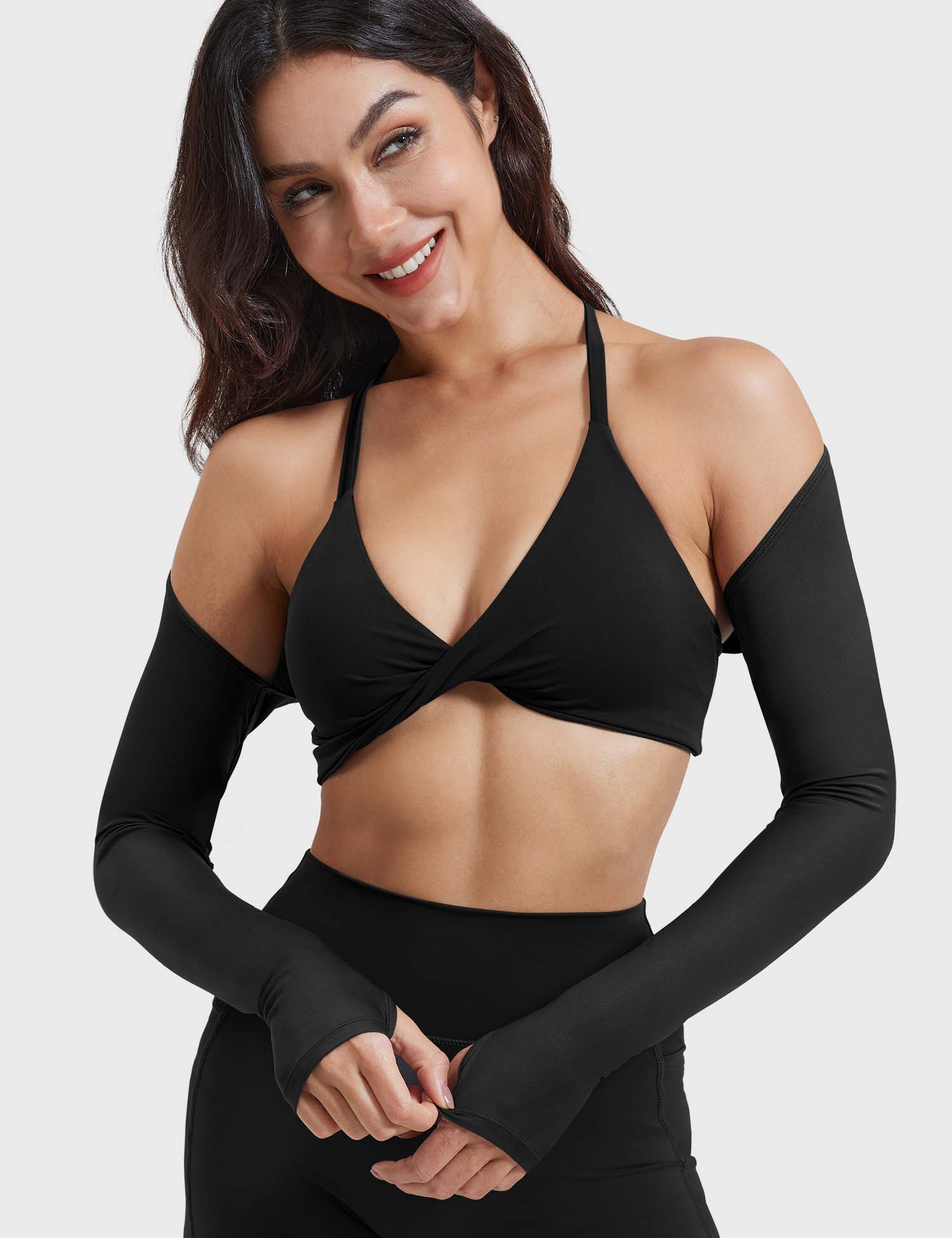 YGLEO Kozie Long Sleeve Bolero Shrug