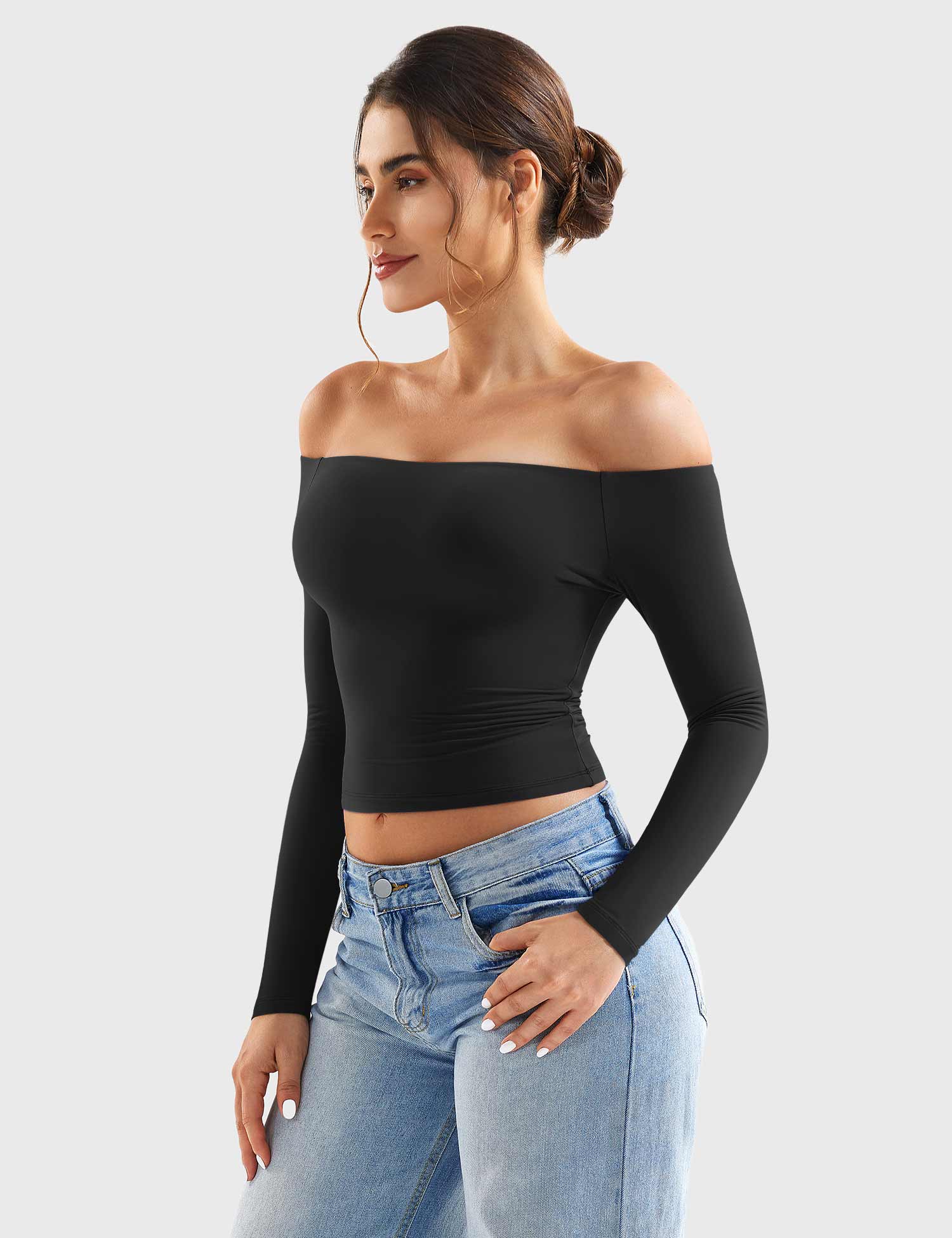 YGLEO Luzlie Off Shoulder Top