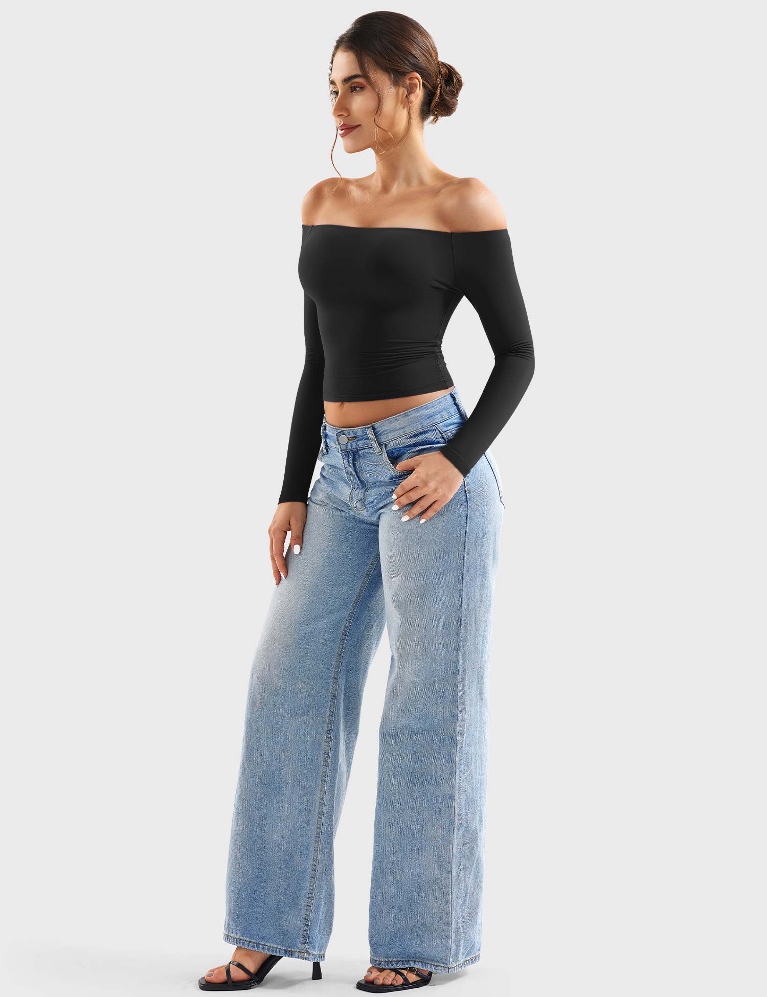 YGLEO Luzlie Off Shoulder Top