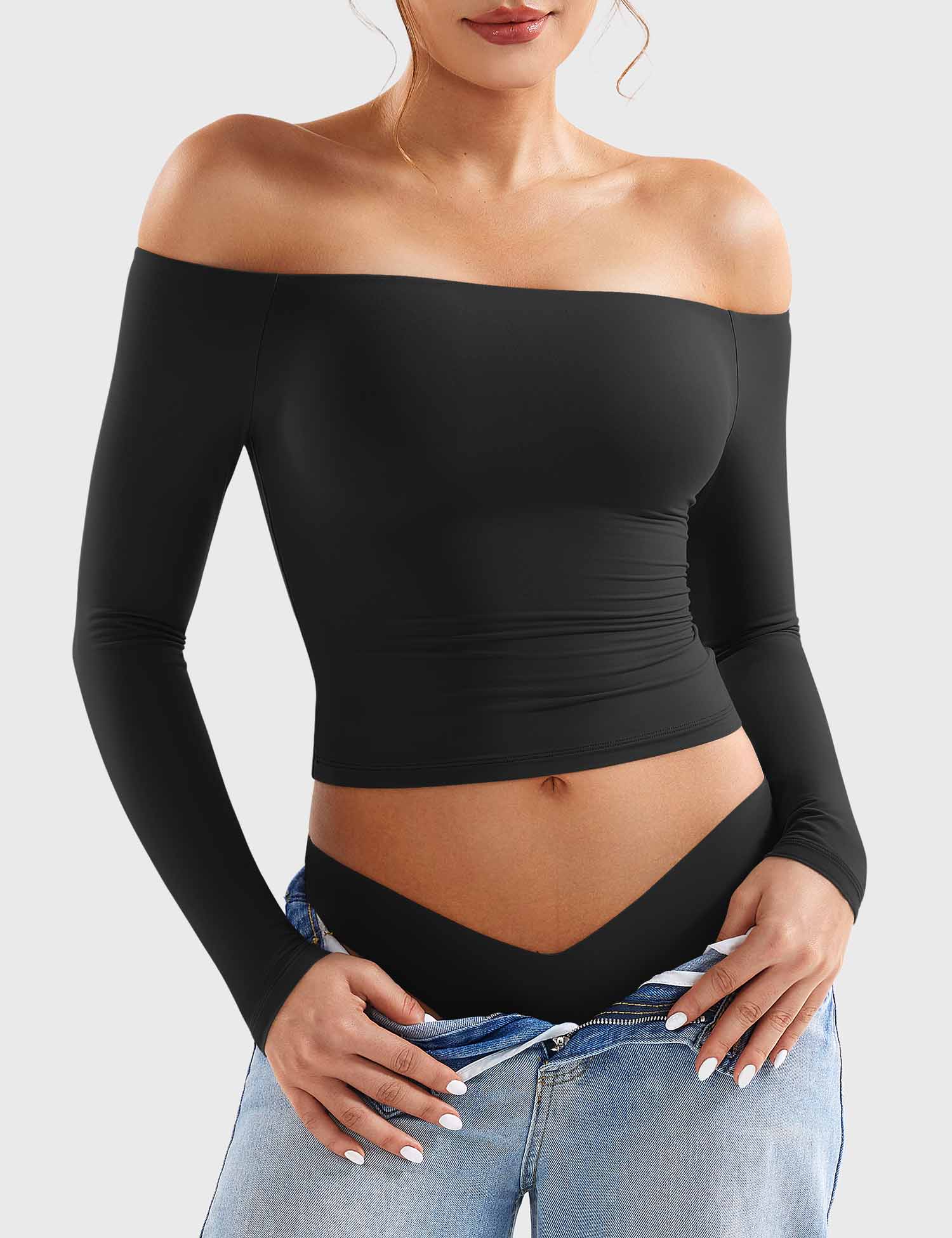 YGLEO Luzlie Off Shoulder Top