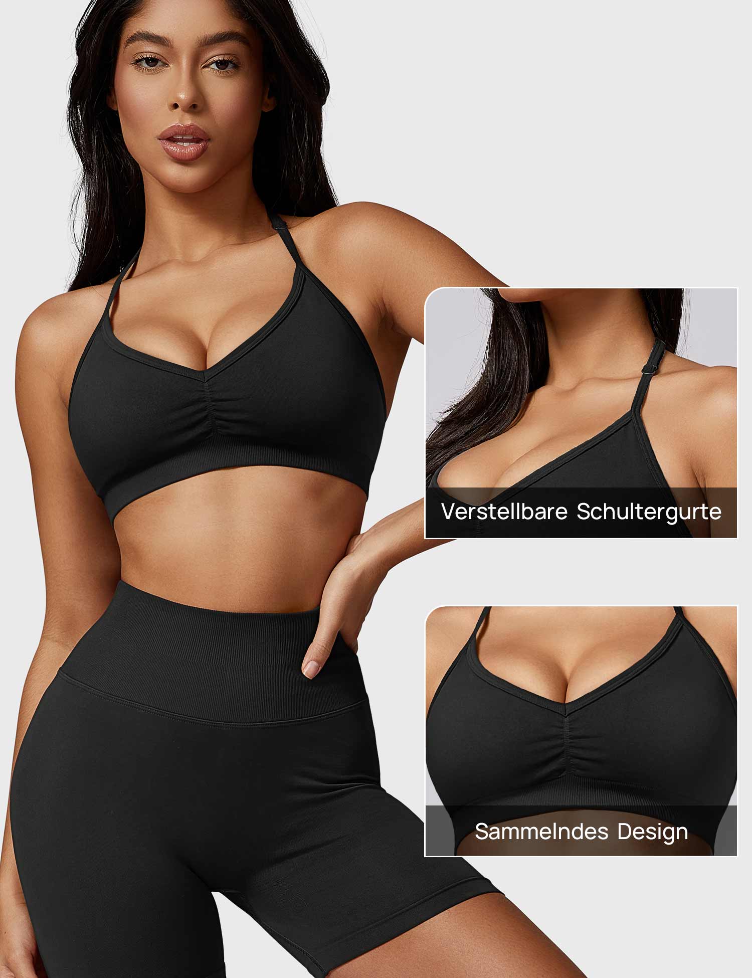 YGLEO Hedy Halter Sports Bra