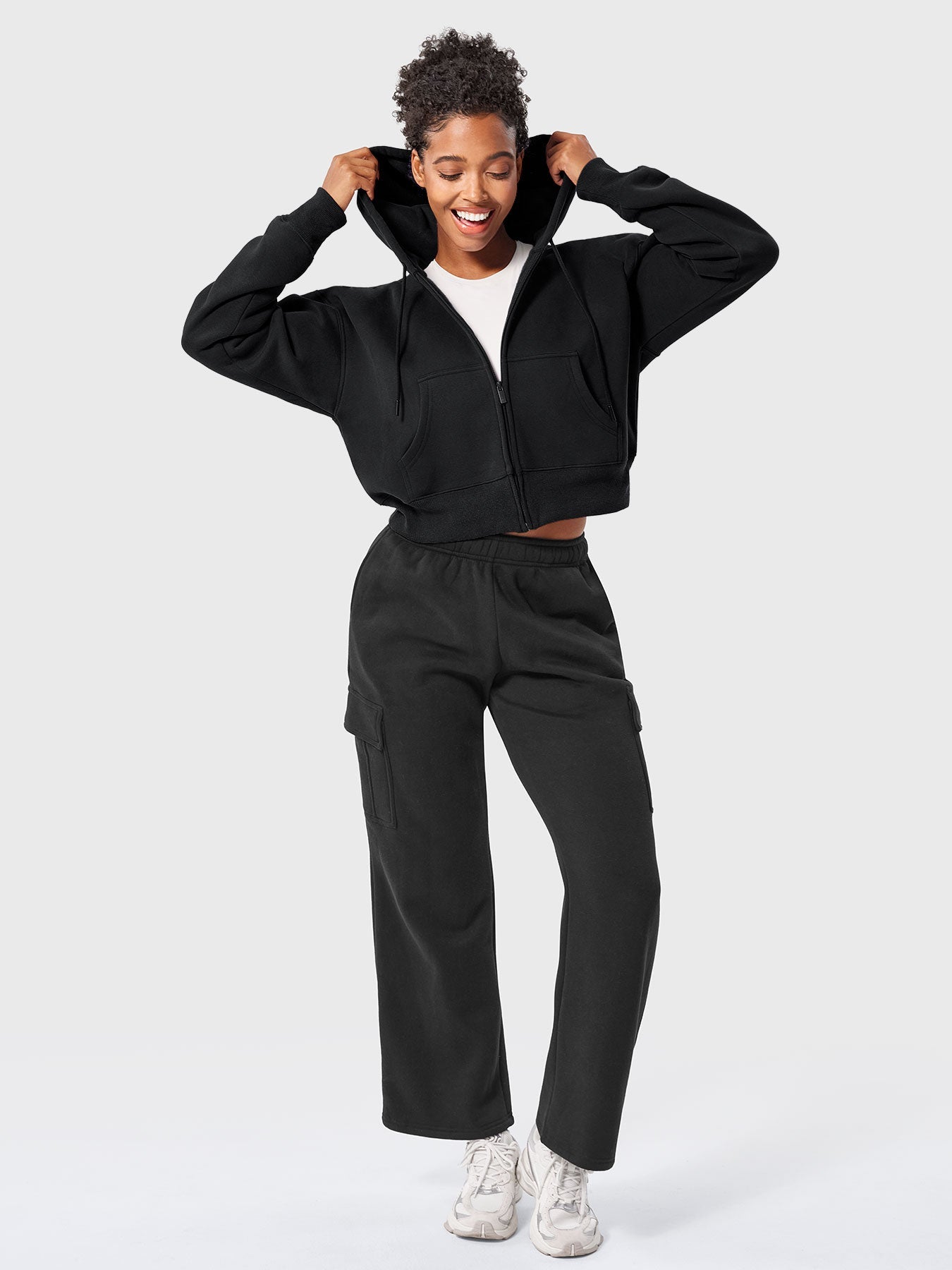 YGLEO Katrine Zip Up Fleece Hoodies