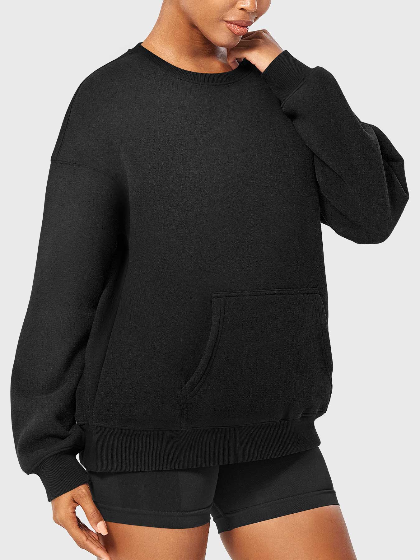 YGLEO Jocely Oversized Fleece Sweatshirts