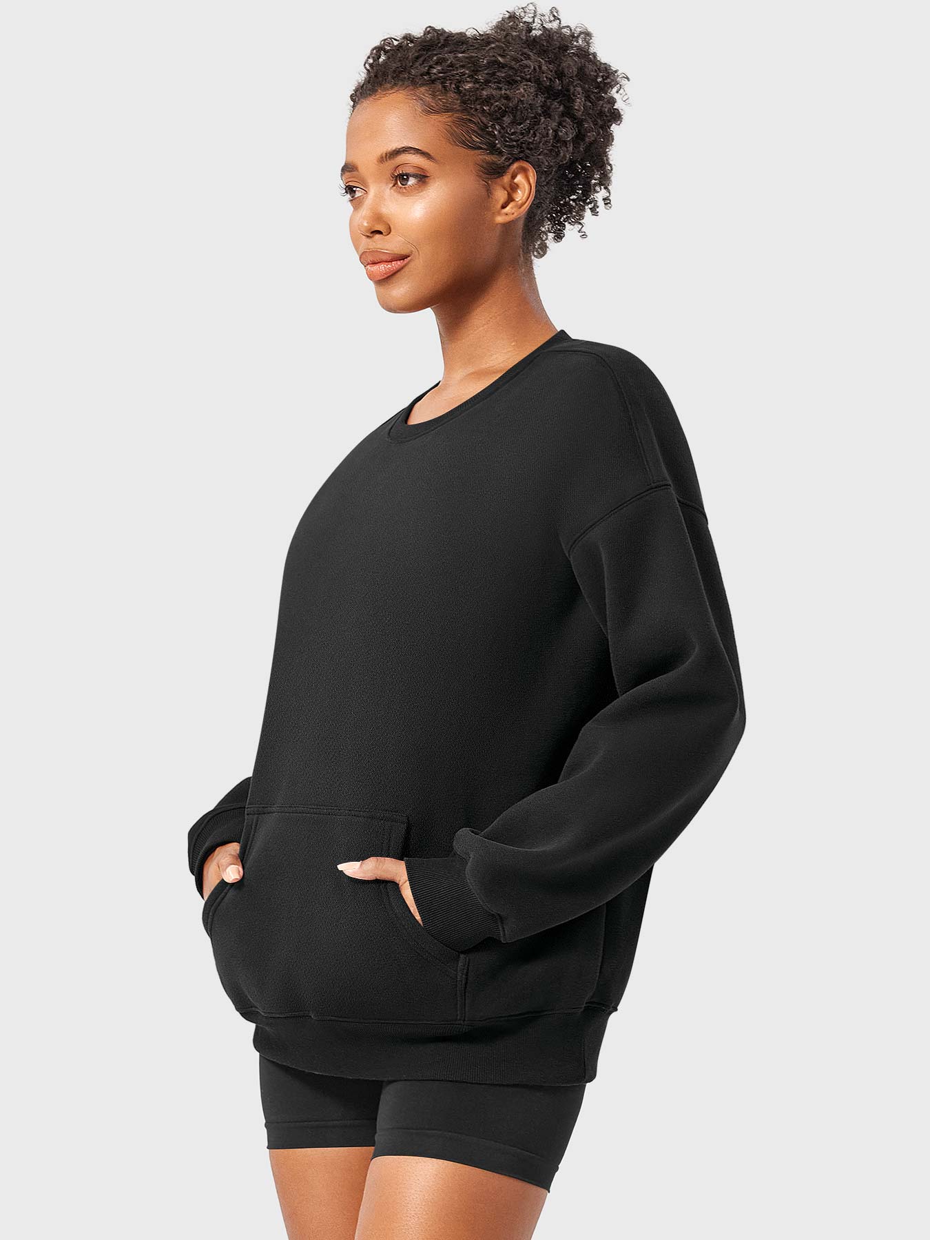 YGLEO Jocely Oversized Fleece Sweatshirts