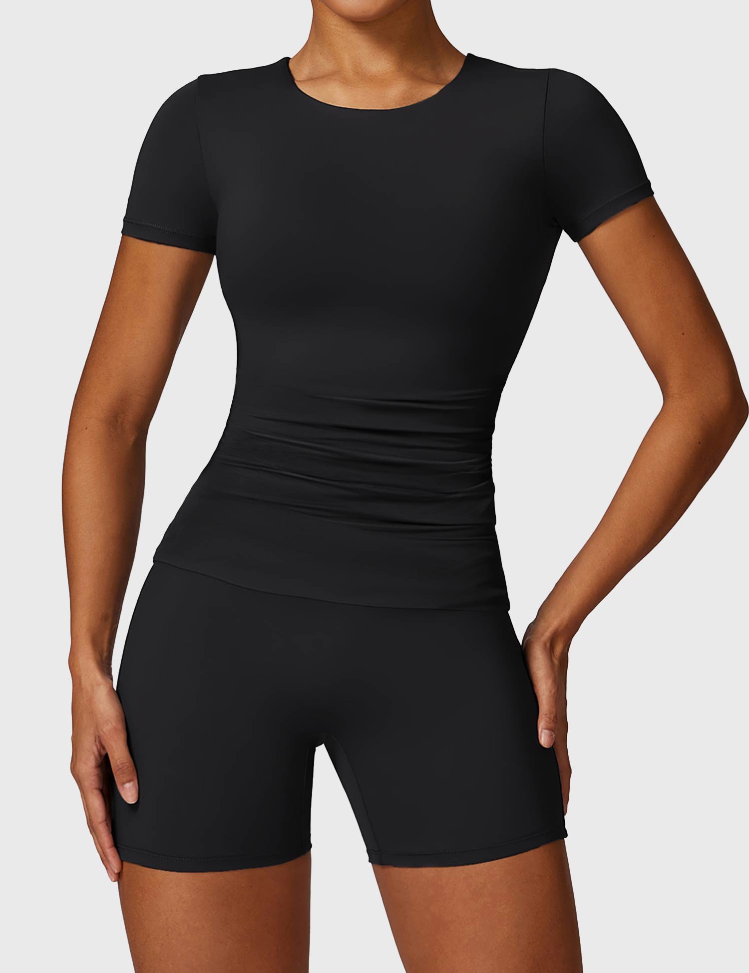 YGLEO Short Sleeve Crew Neck T Shirts