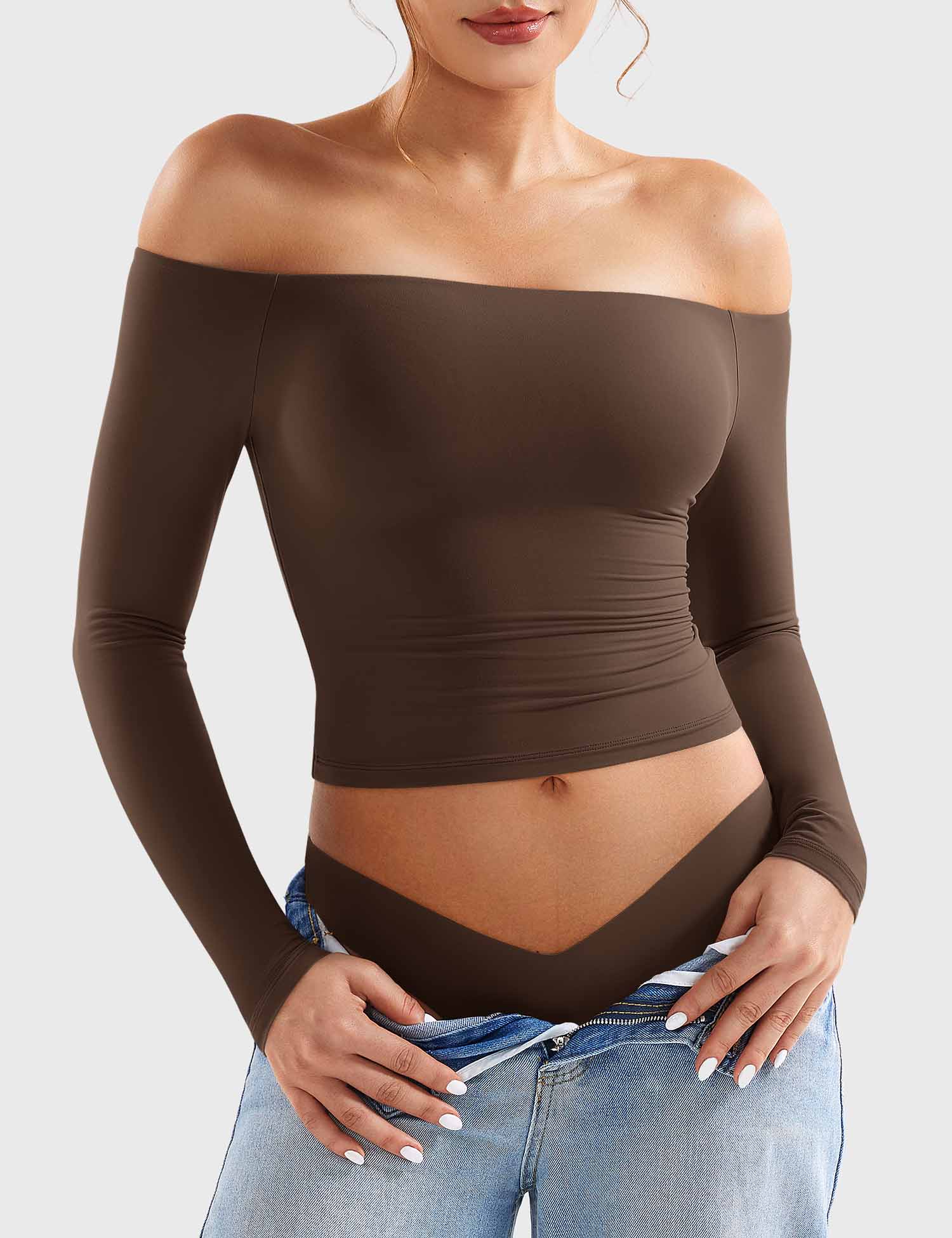 YGLEO Luzlie Off Shoulder Top